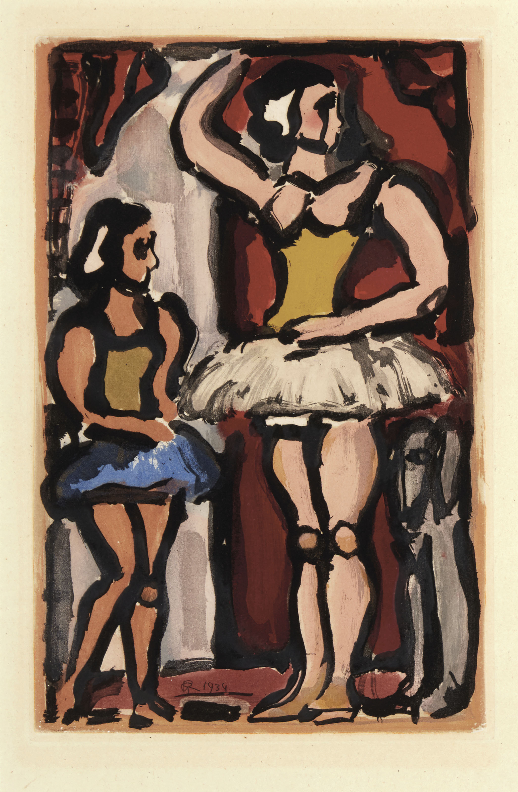 Georges Rouault — Балерины из Филантропического цирка Этуаль, изображение 2