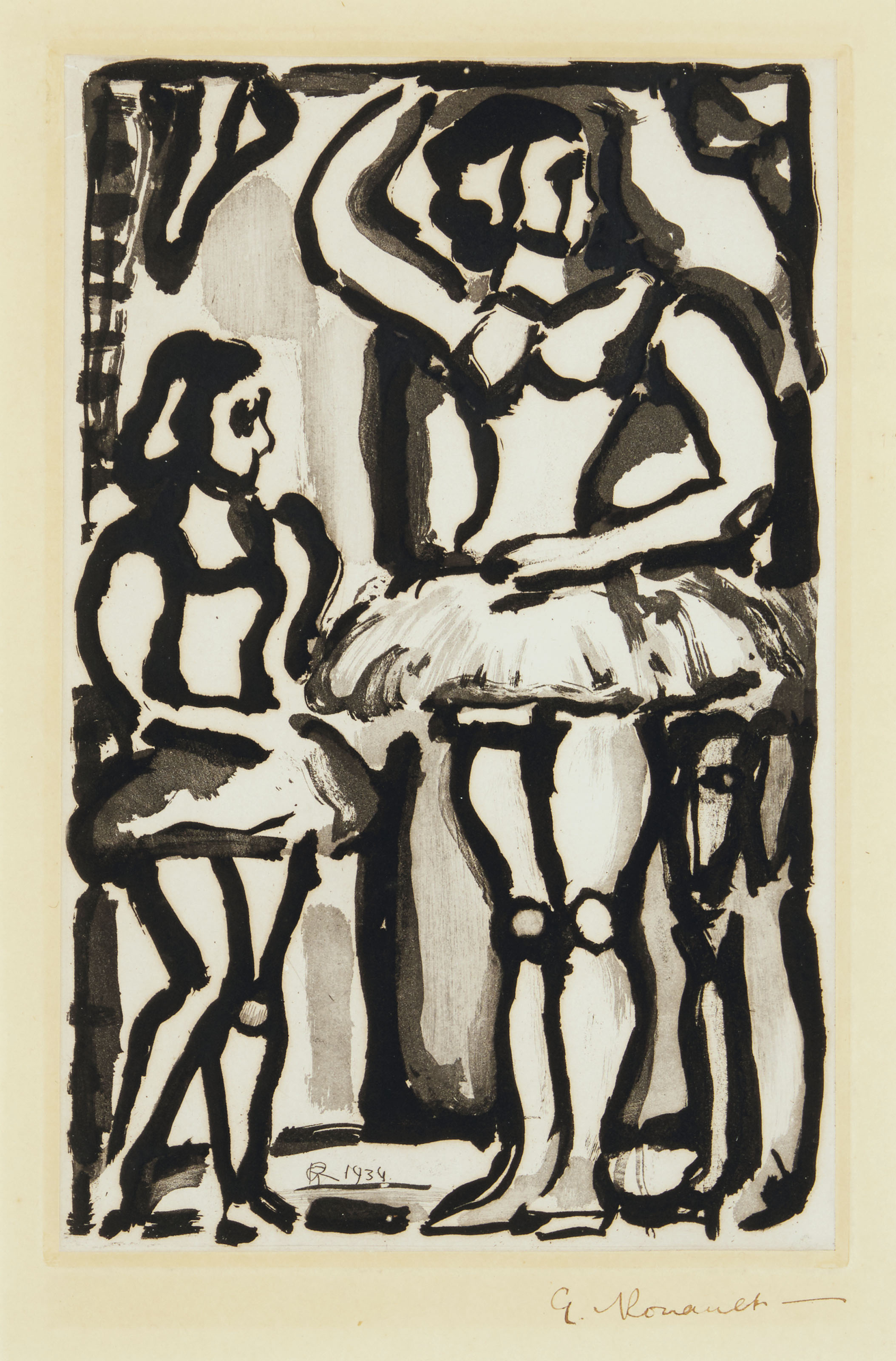Georges Rouault — Балерины из Филантропического цирка Этуаль, изображение 3
