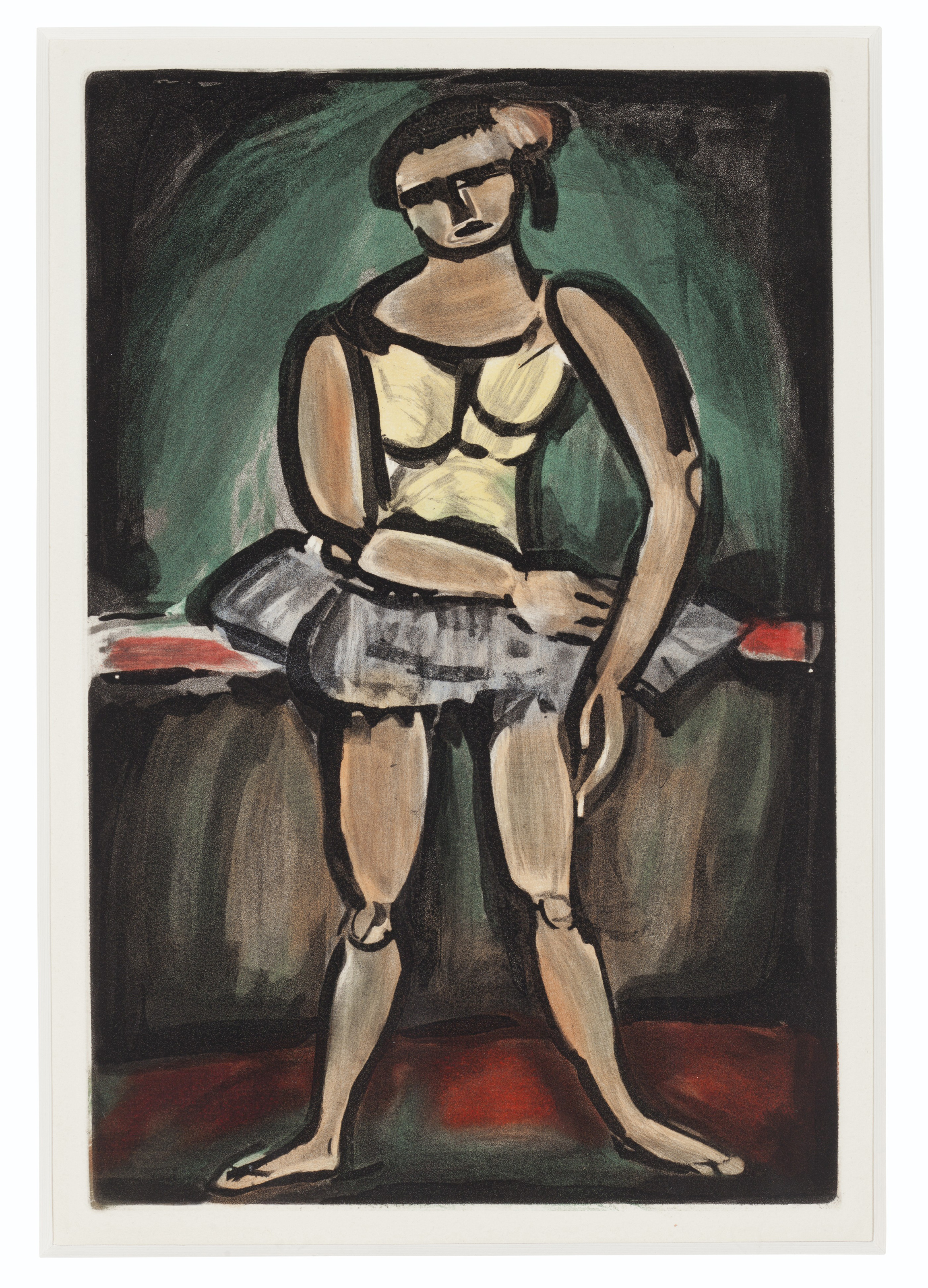 Georges Rouault — Клоун и дитя; вместе с L'Amazone; и старым клоуном; и жонглером из Cirque, изображение 2