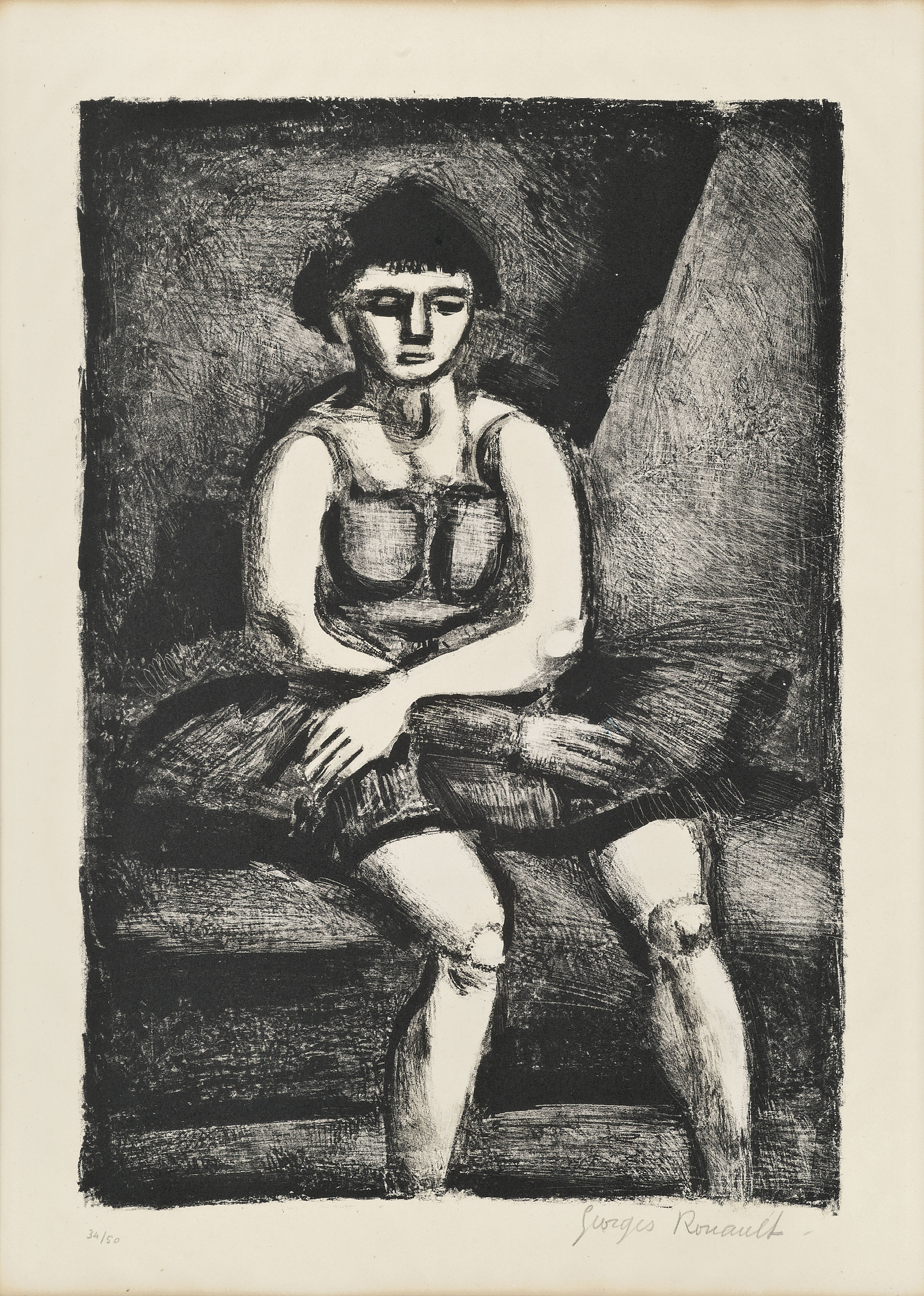 Georges Rouault — Жонглер из серии Saltimbiques (Шапон Руо, 323), изображение 2
