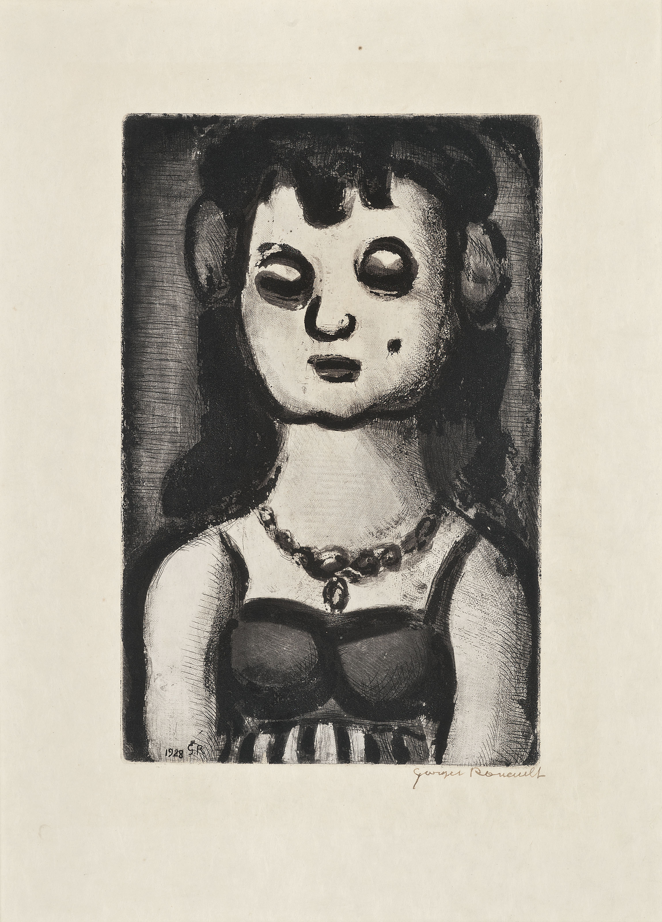 Georges Rouault — Жонглер из серии Saltimbiques (Шапон Руо, 323), изображение 4