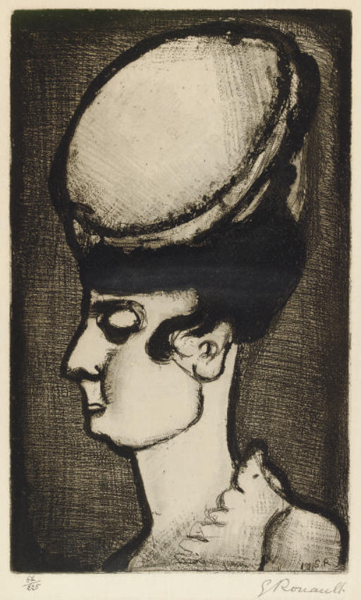 Georges Rouault — Мадемуазель Ирма из "Возрождения отца" в Убу (C. & R. 22d)