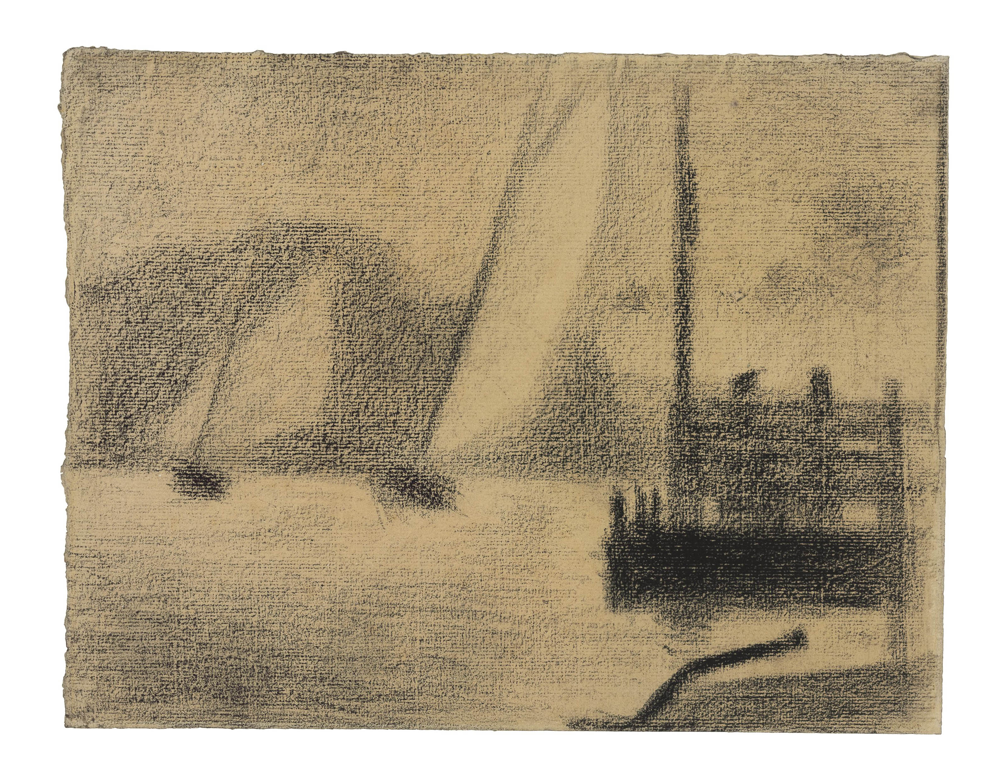Georges Seurat — Режимы (два батона с вуалями)