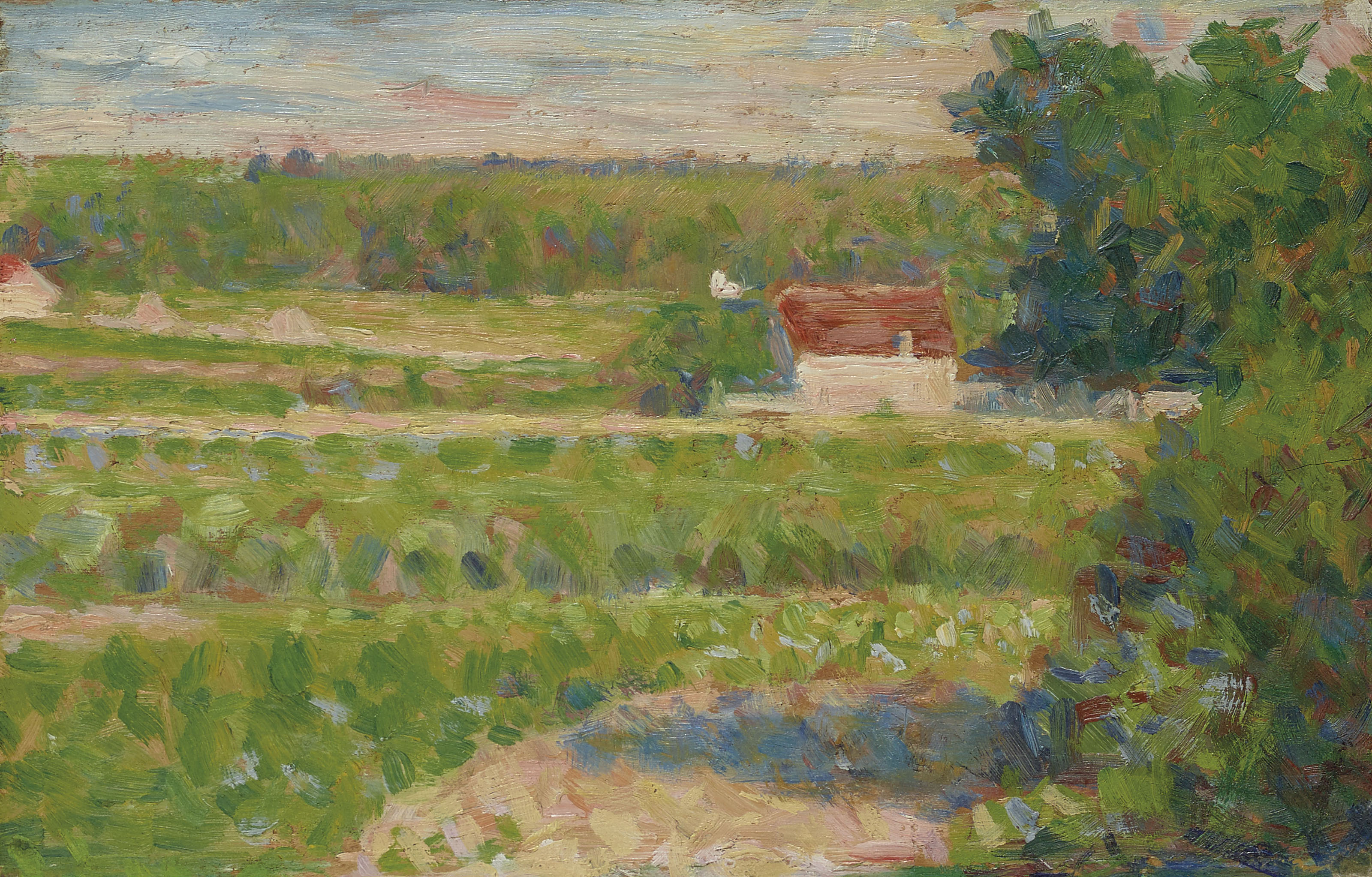 Georges Seurat — Дом с красными глазами