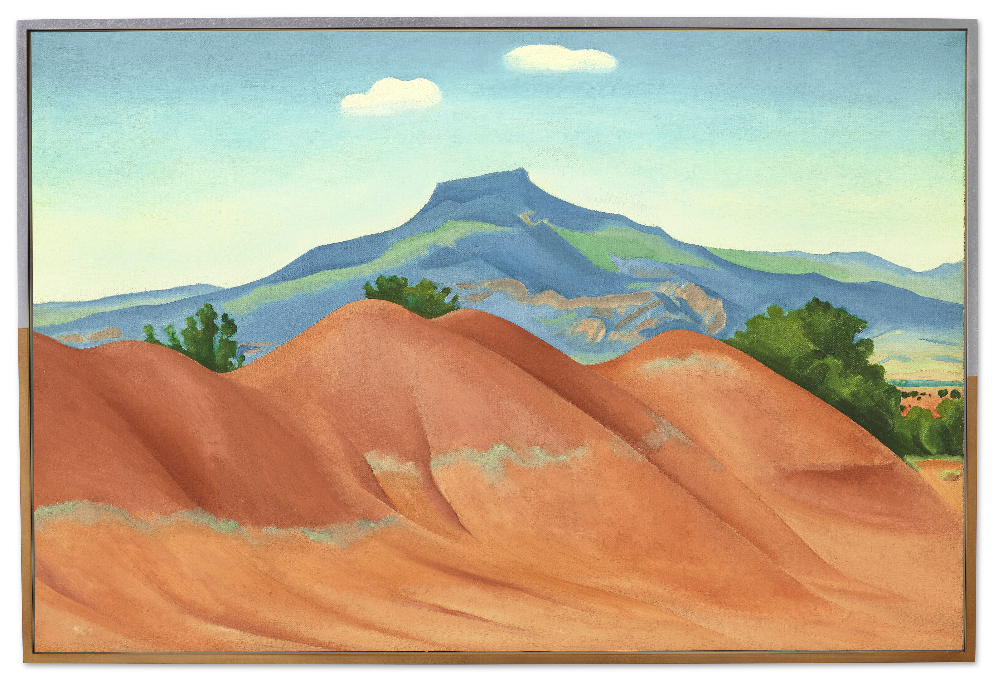 Georgia O’Keeffe — Красные холмы с Педернальными белыми облаками, изображение 2