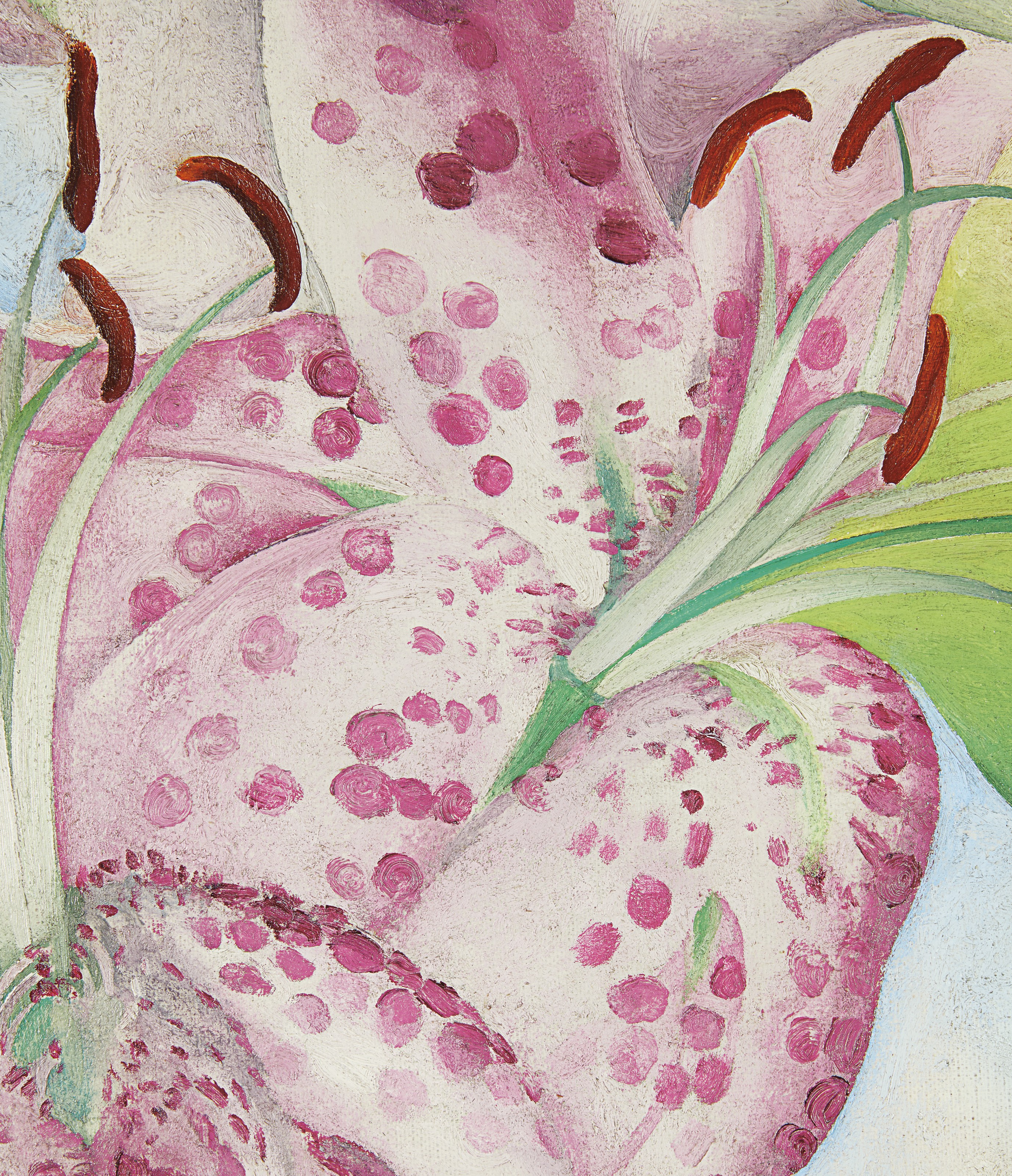Georgia O’Keeffe — Розовые пятнистые лилии, изображение 3