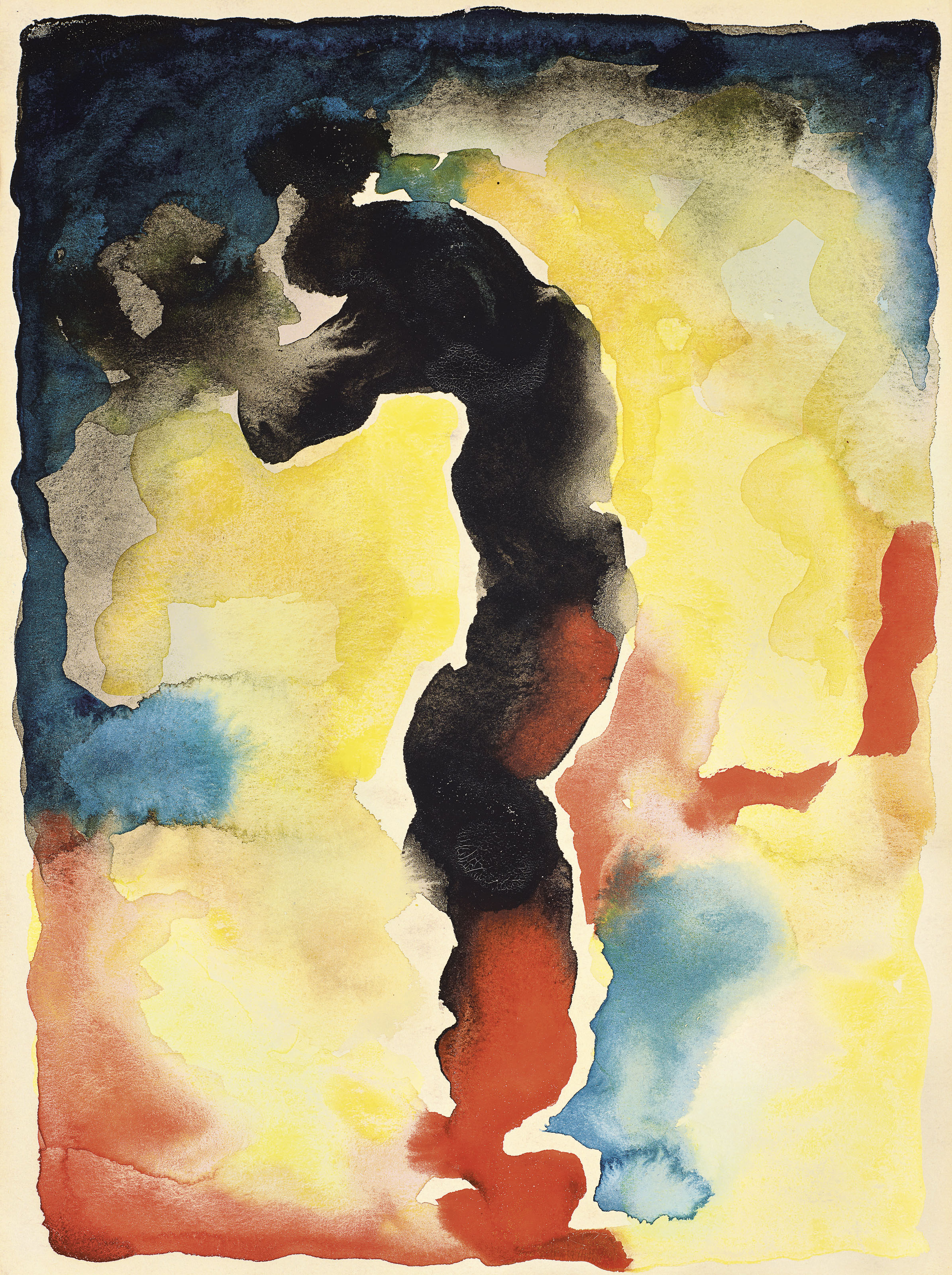 Georgia O’Keeffe — Без названия (Абстракция/портрет Пола Стрэнда)