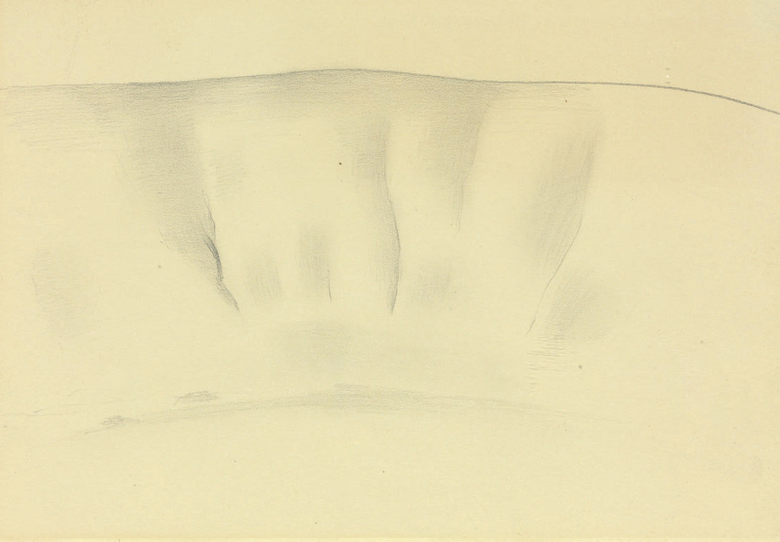 Georgia O’Keeffe — Без названия (Серые формы для стирки)