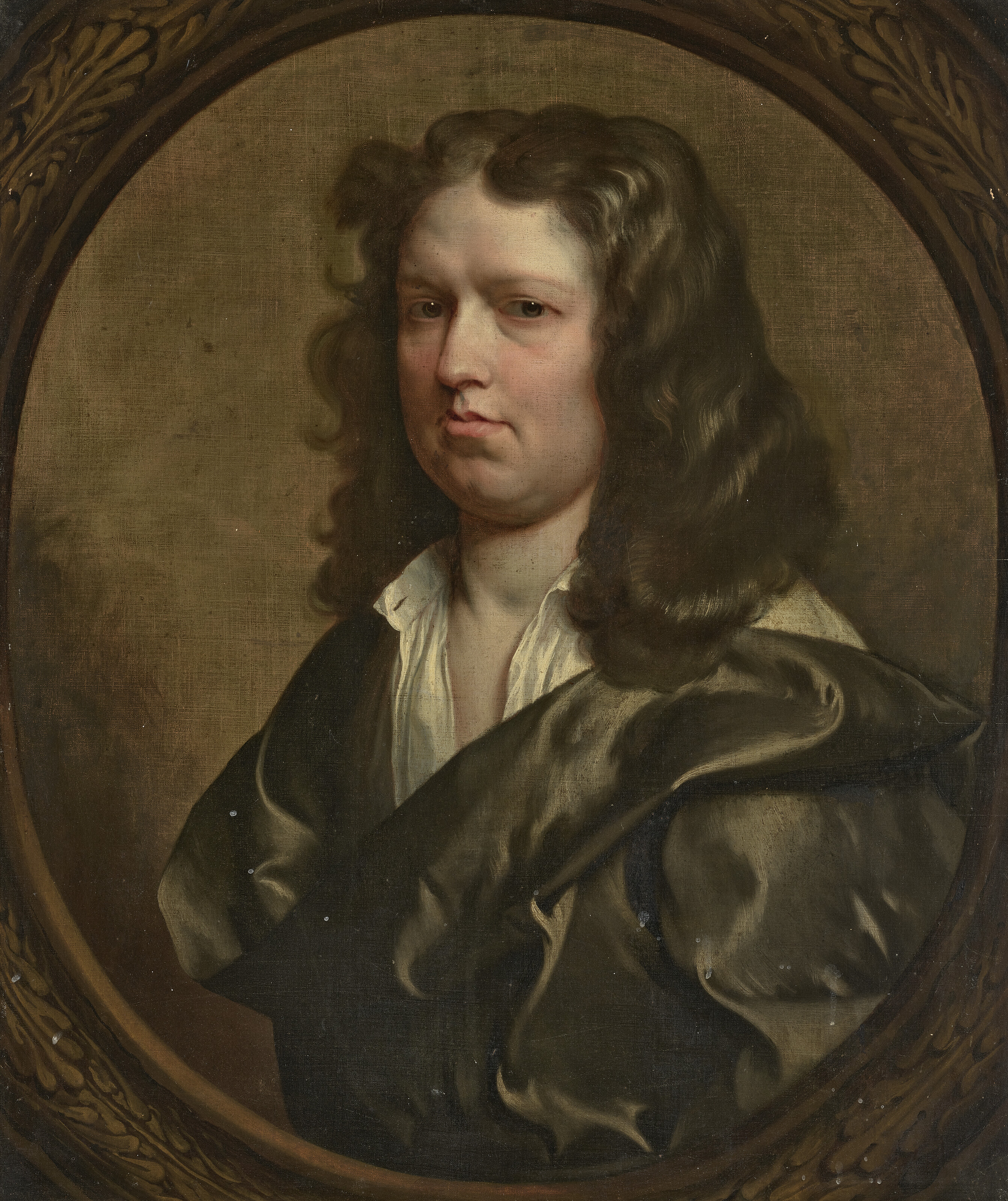 Gérard — Портрет Августина Эрла (умер в 1654 году), во весь рост, в искусственном овале, изображение 2