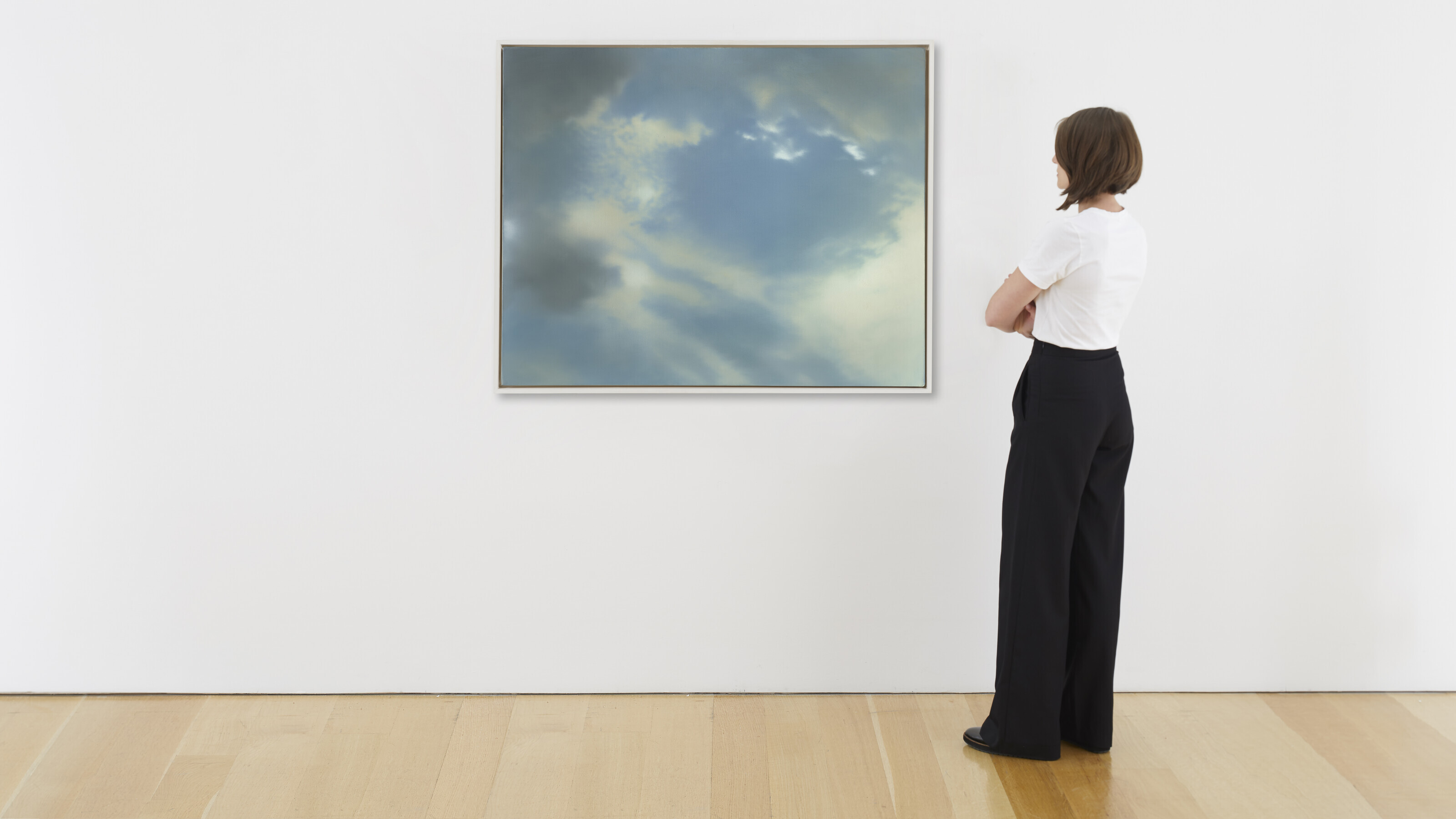 Gerhard Richter — Wolkenstudie (грюн-Блау) (Исследование облаков (зелено-голубых)), изображение 2