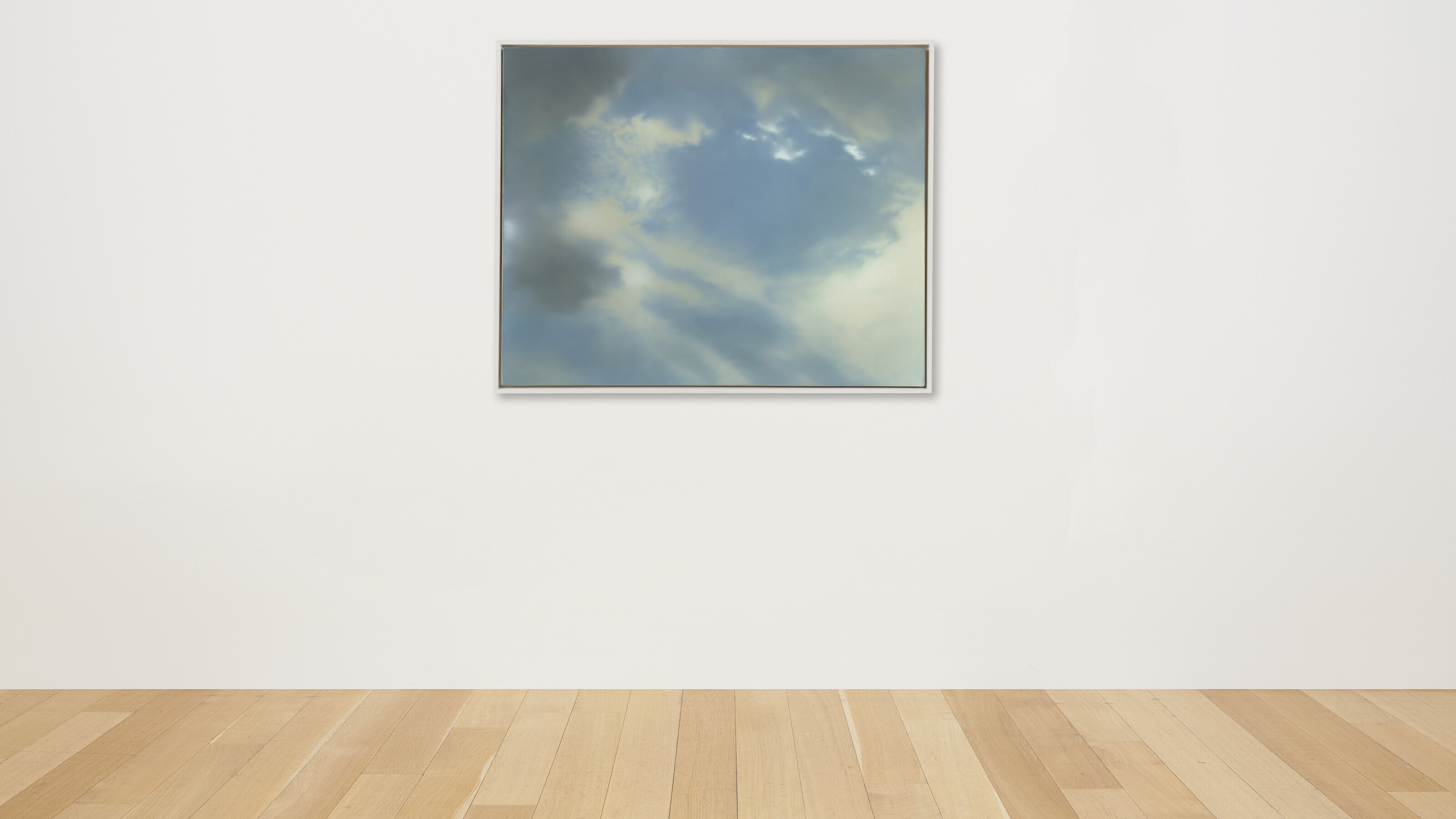 Gerhard Richter — Wolkenstudie (грюн-Блау) (Исследование облаков (зелено-голубых)), изображение 3