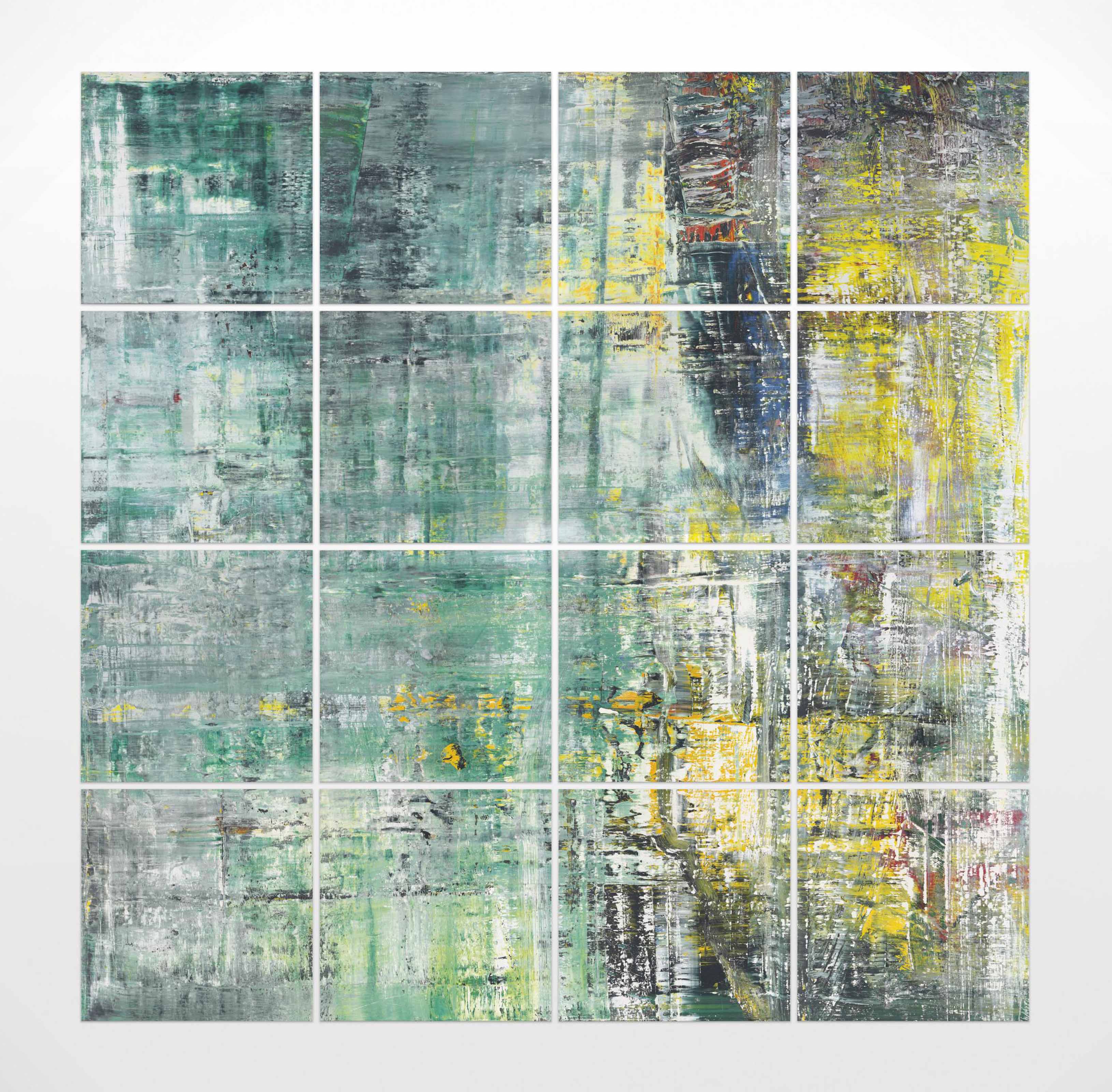 Gerhard Richter — Клеточная решетка I (полный комплект), изображение 1