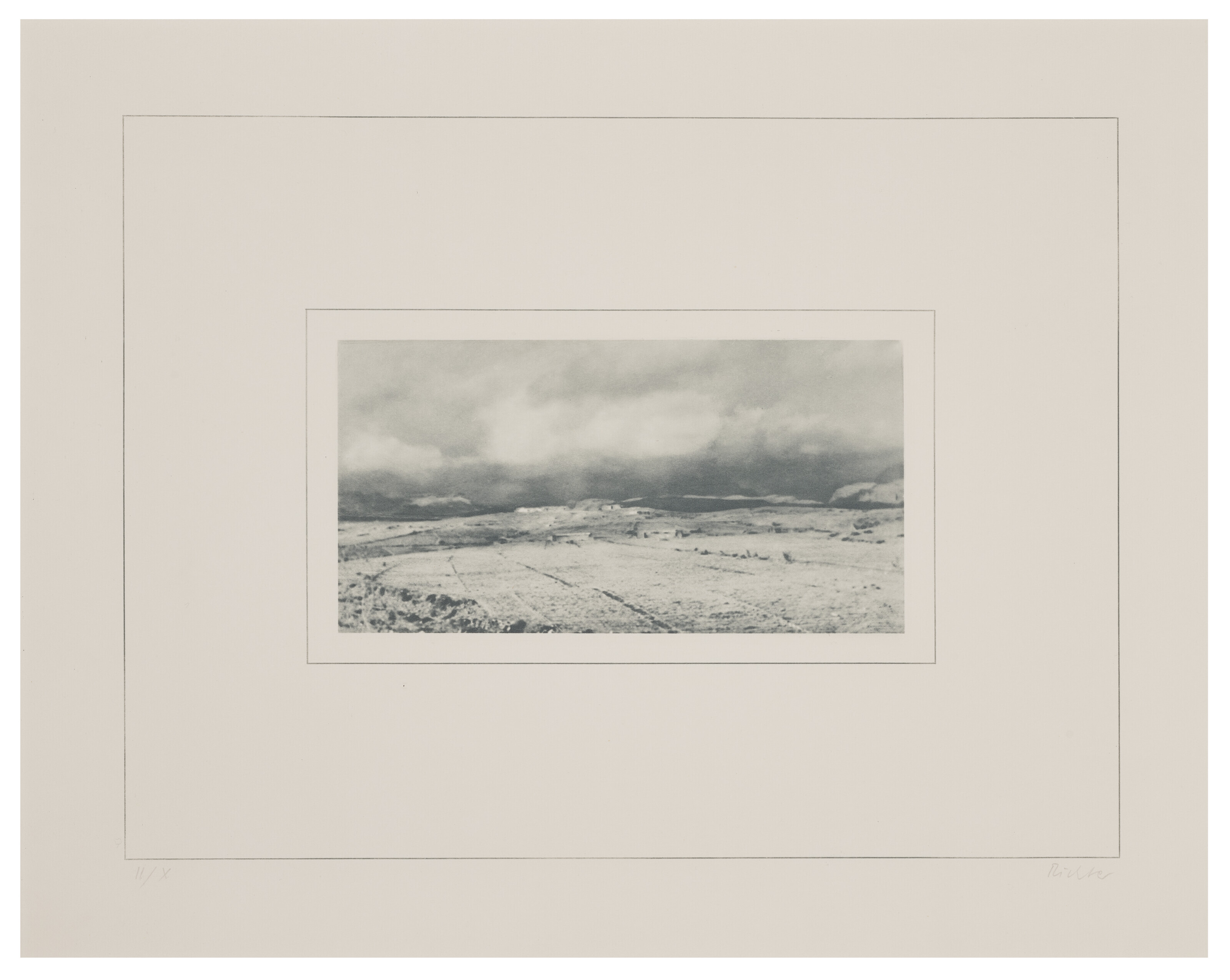 Gerhard Richter — Один принт из: Kanarische Landschaften II (Канарские пейзажи II)