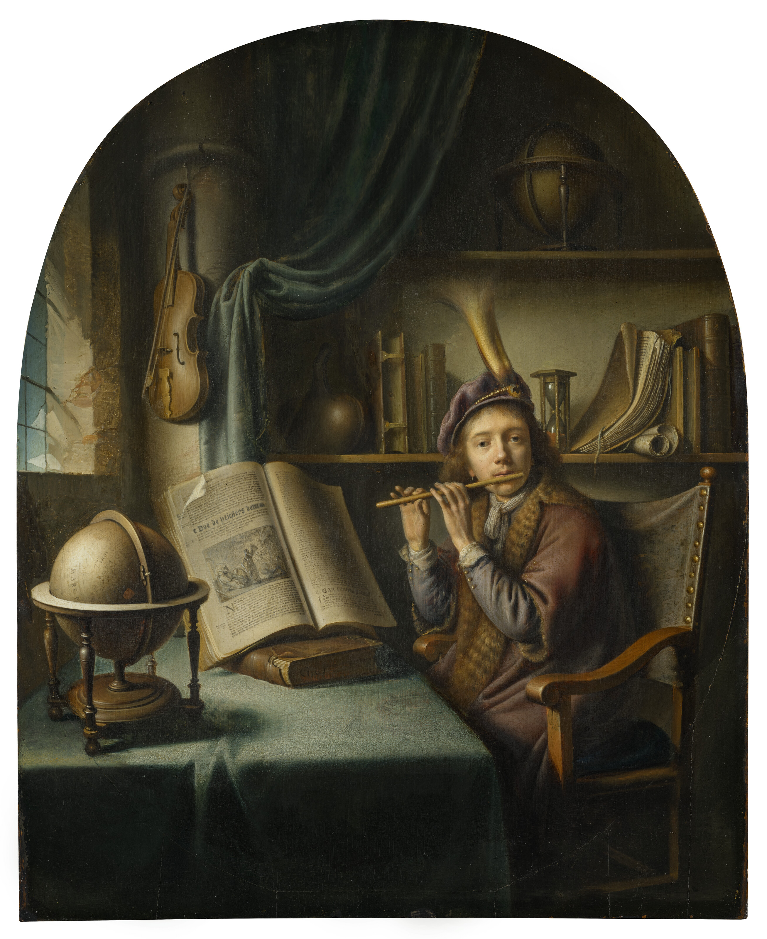 Gerrit Dou — Флейтист