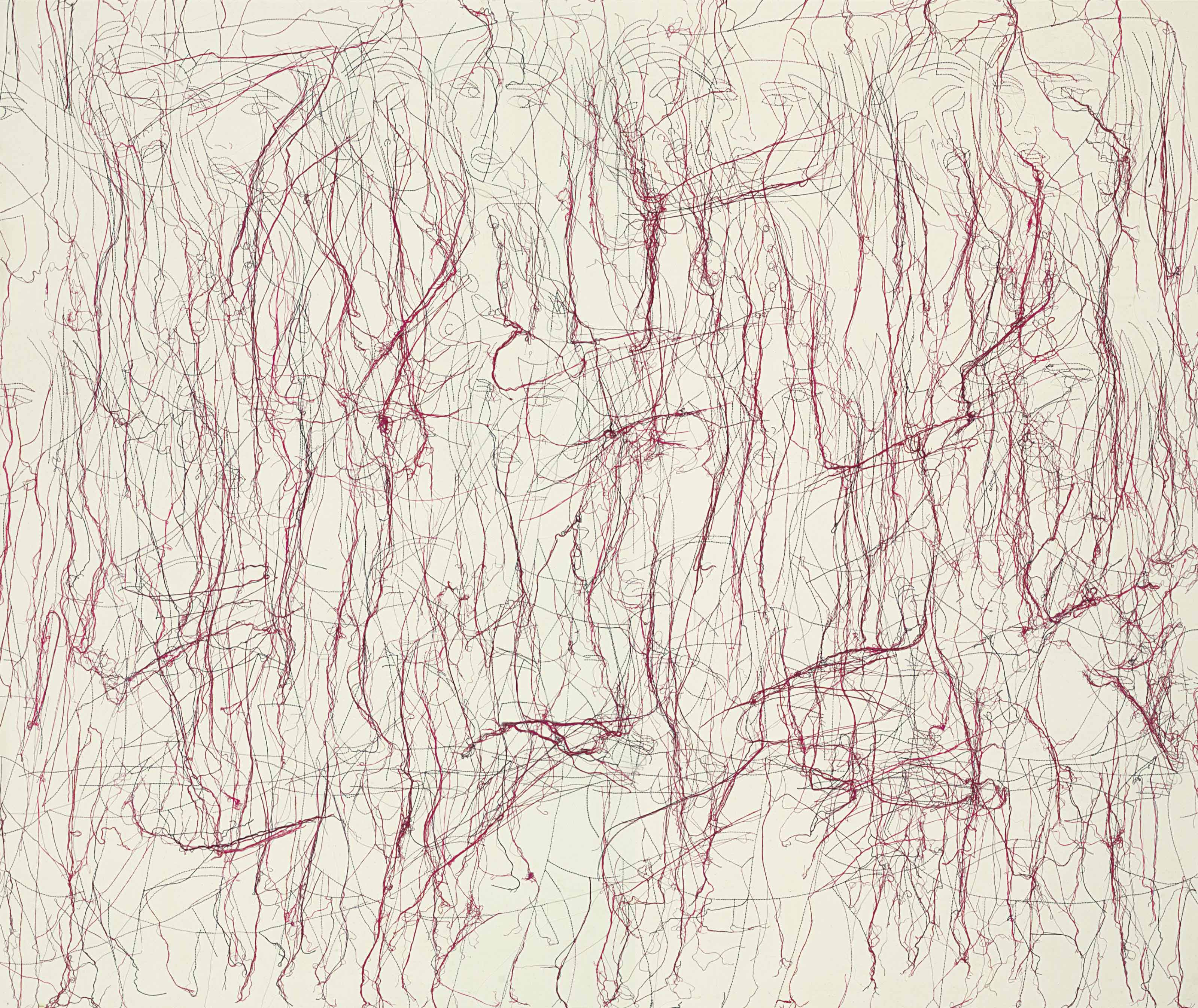 Ghada Amer — Розовые волосы Джулии