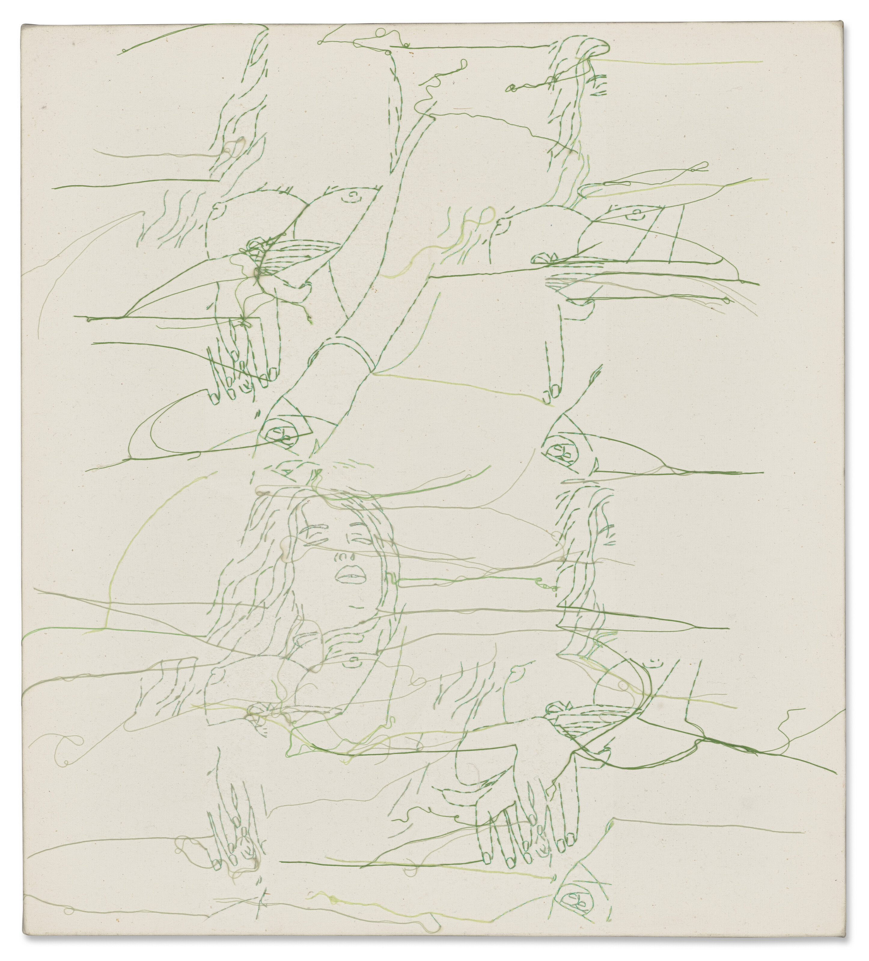 Ghada Amer — Без названия 1 - Решетка радиатора Verte