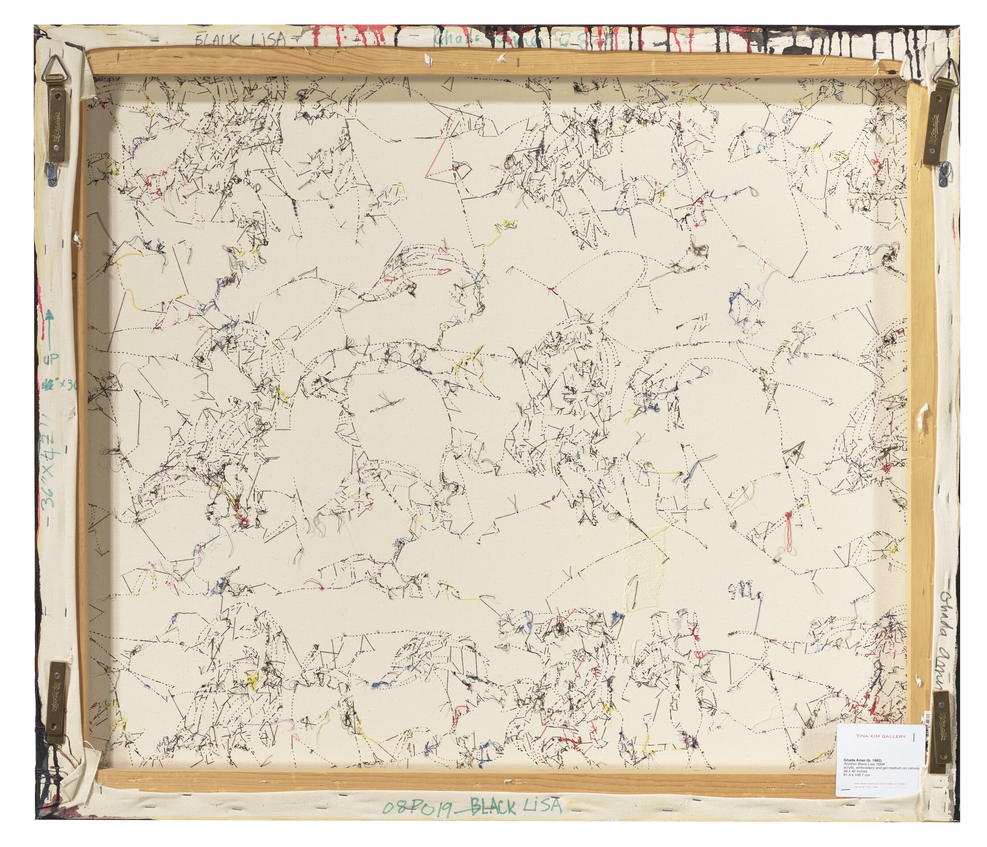 Ghada Amer — Еще одна Черная Лиза, изображение 2