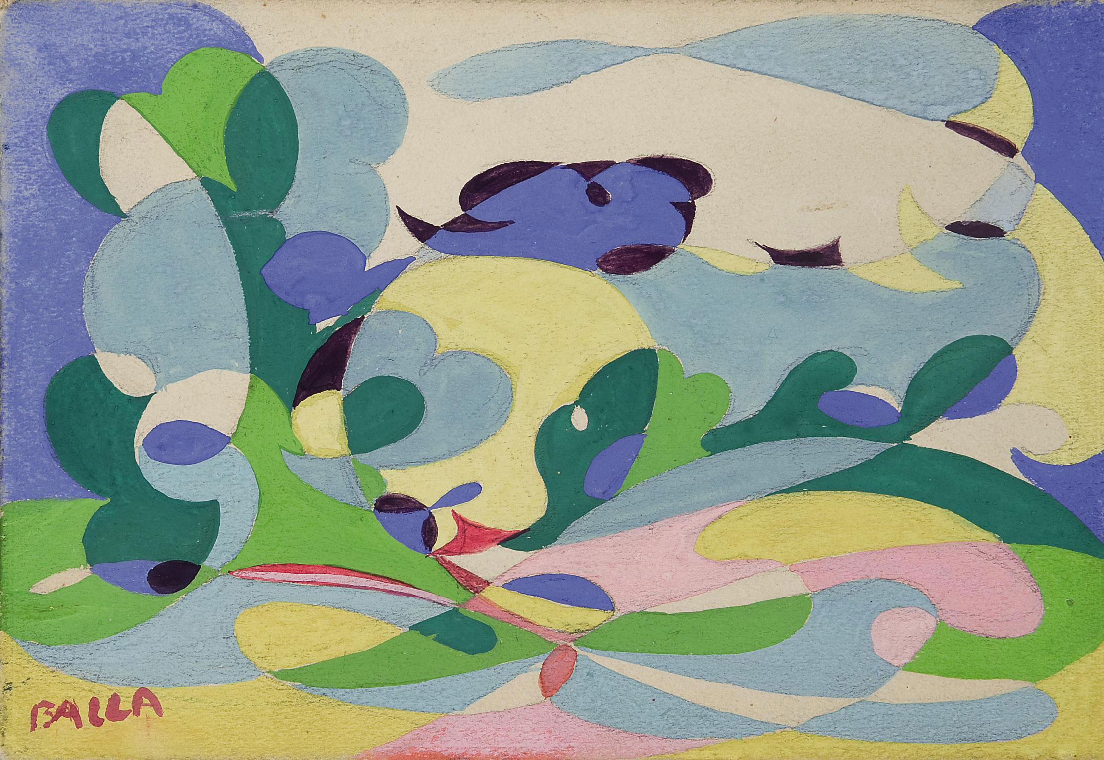 Giacomo Balla — Воло ди рондини