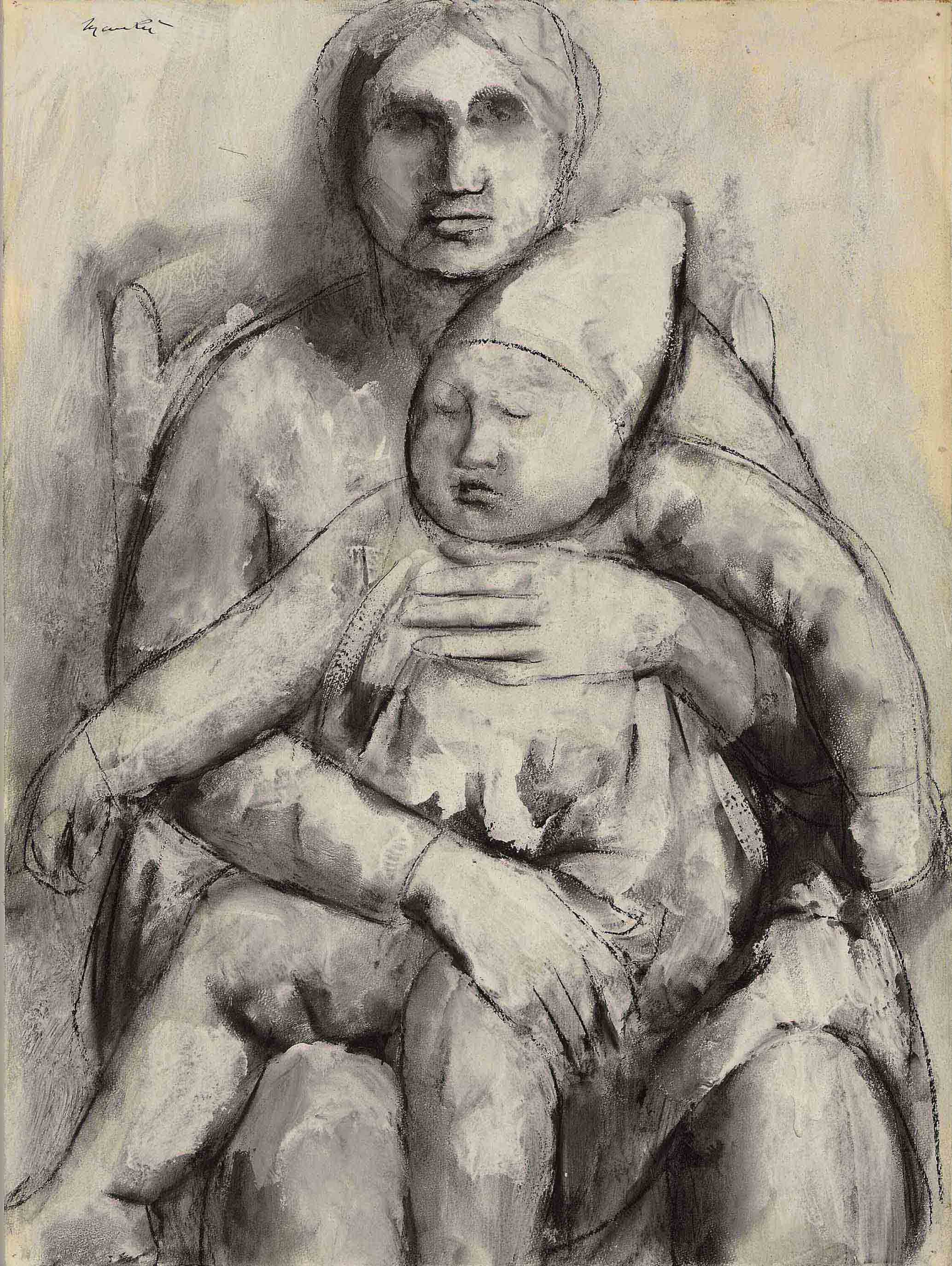 Giacomo Manzu — Мать и дитя