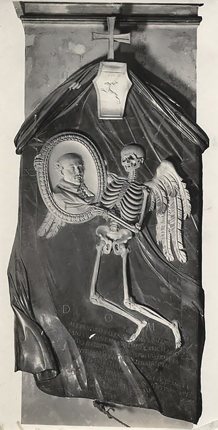 Gian Lorenzo Bernini — Дизайн погребального медальона со Смертью, стоящей у саркофага, изображение 2