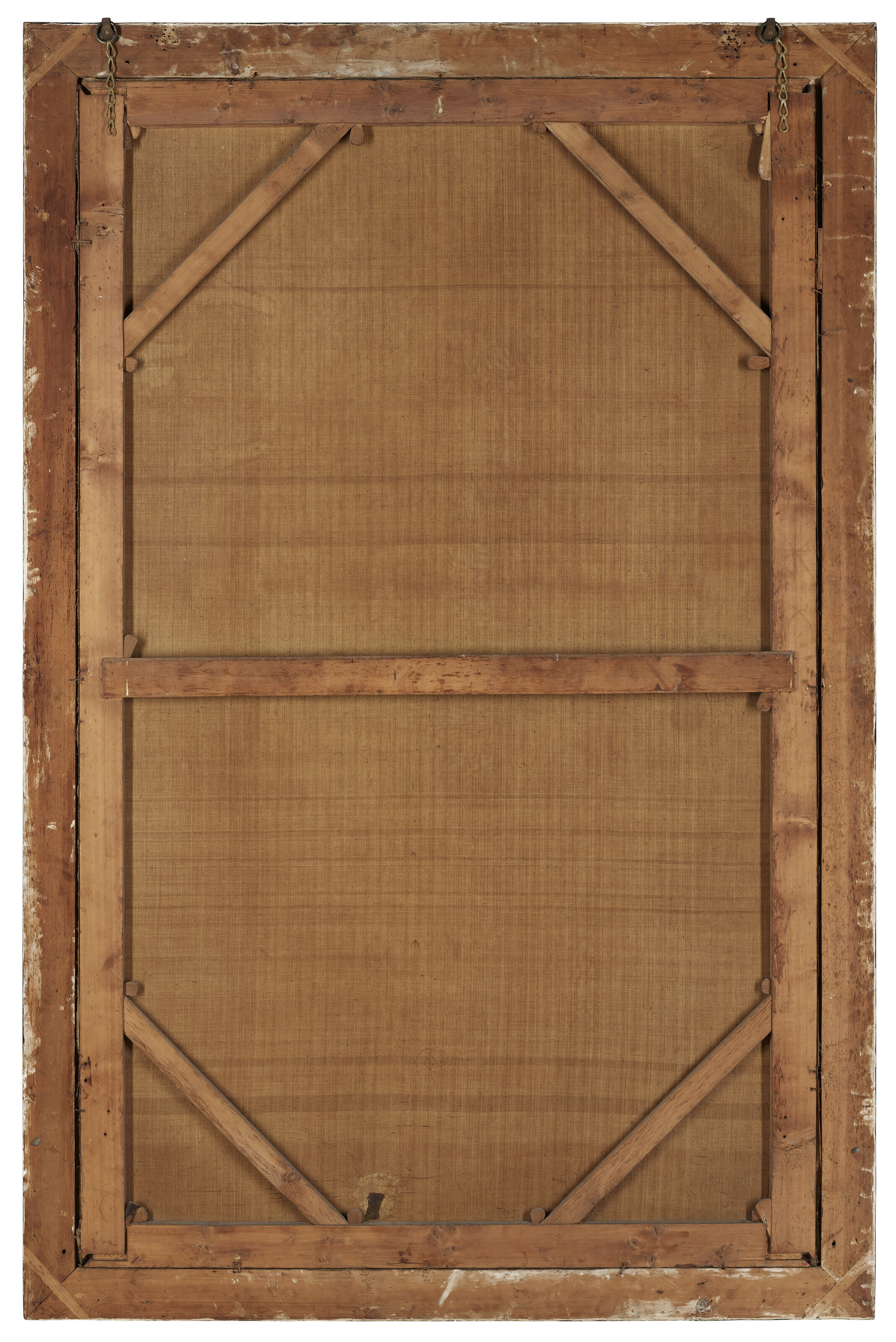 Gibson — Портрет адмирала Эдварда Рассела, 1-го графа Орфорда (1652-1727), в полный рост, в мантии пэра, с драпировкой и архитектурой за ее пределами, изображение 3