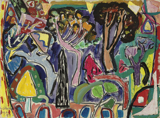 Gillian Ayres — Без названия (Seillans 7)