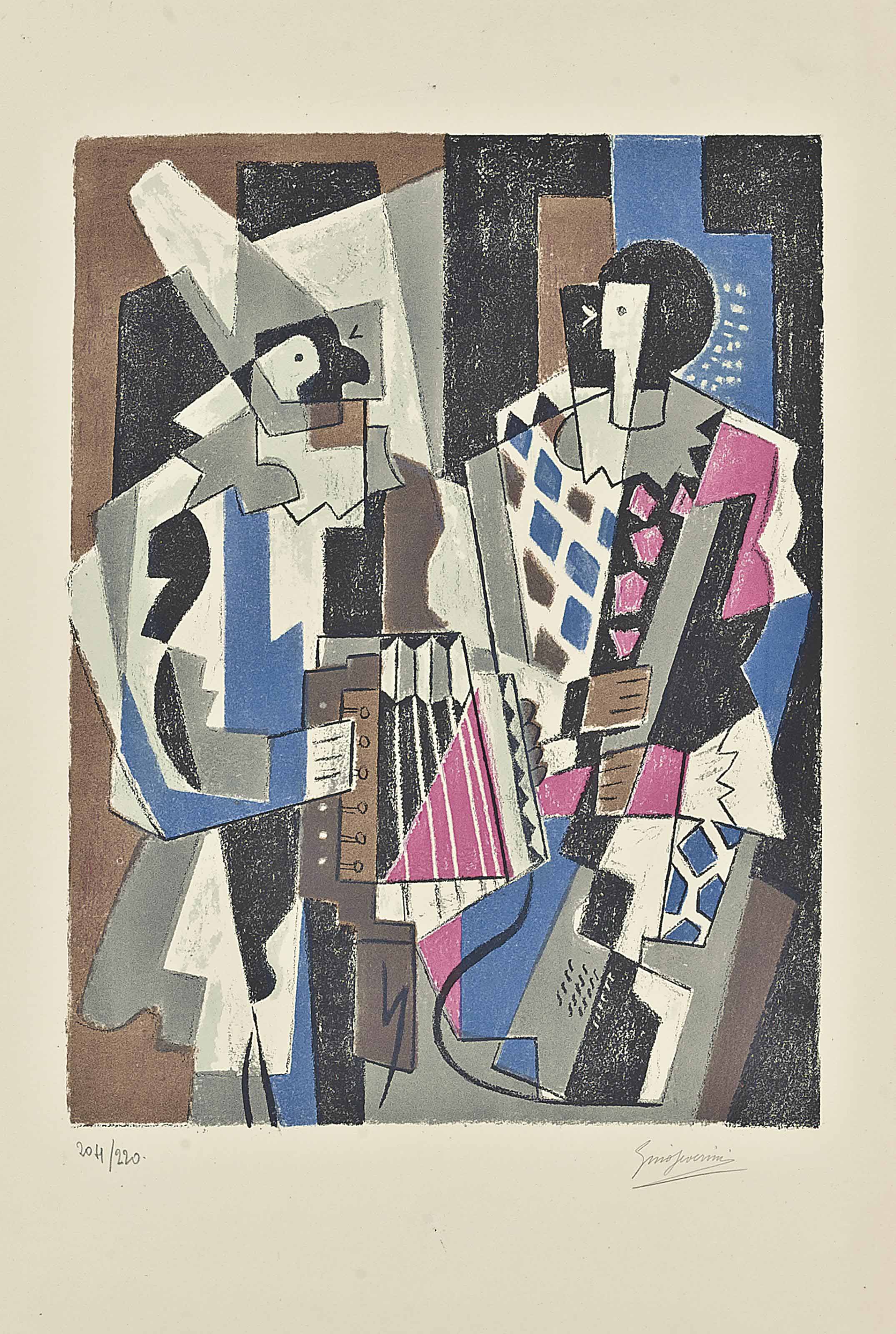 Gino Severini — Арлекины