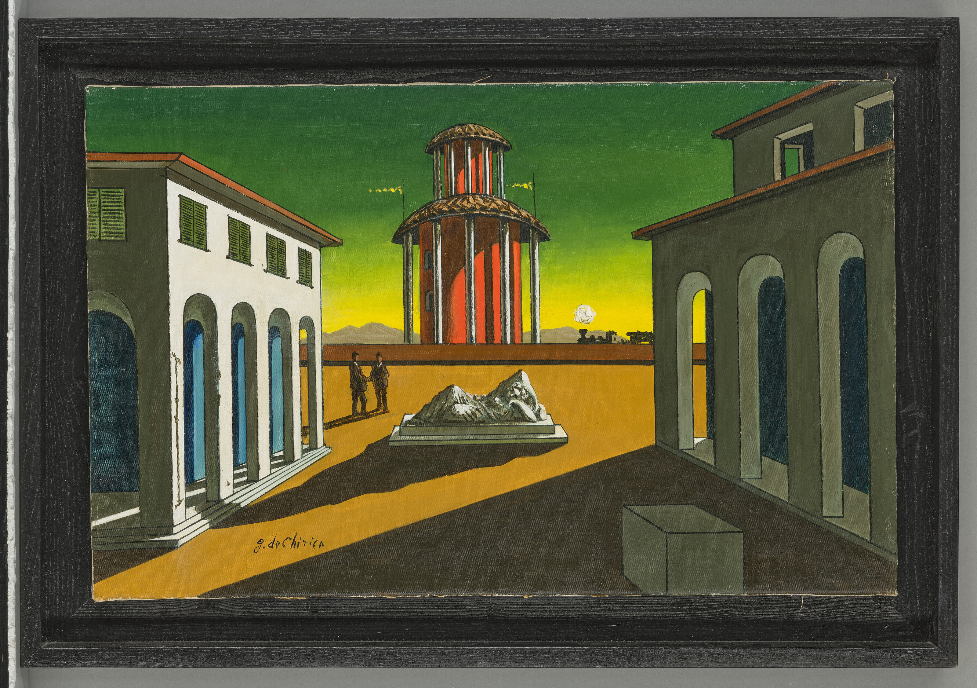 Giorgio de Chirico — Площадь Италии против Арианны, изображение 2
