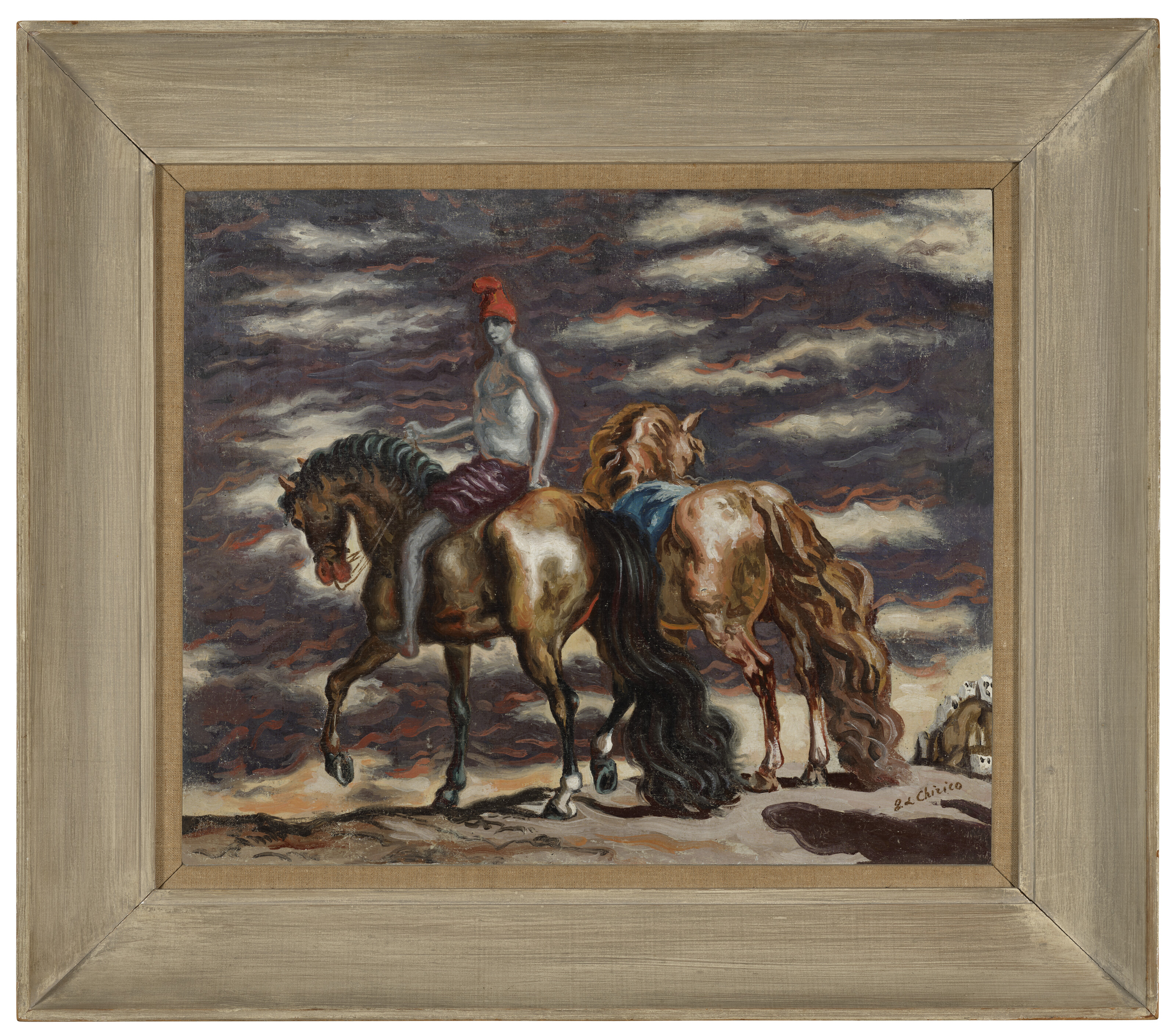 Giorgio de Chirico — Кавалло и кавалерша Фриджио, изображение 3