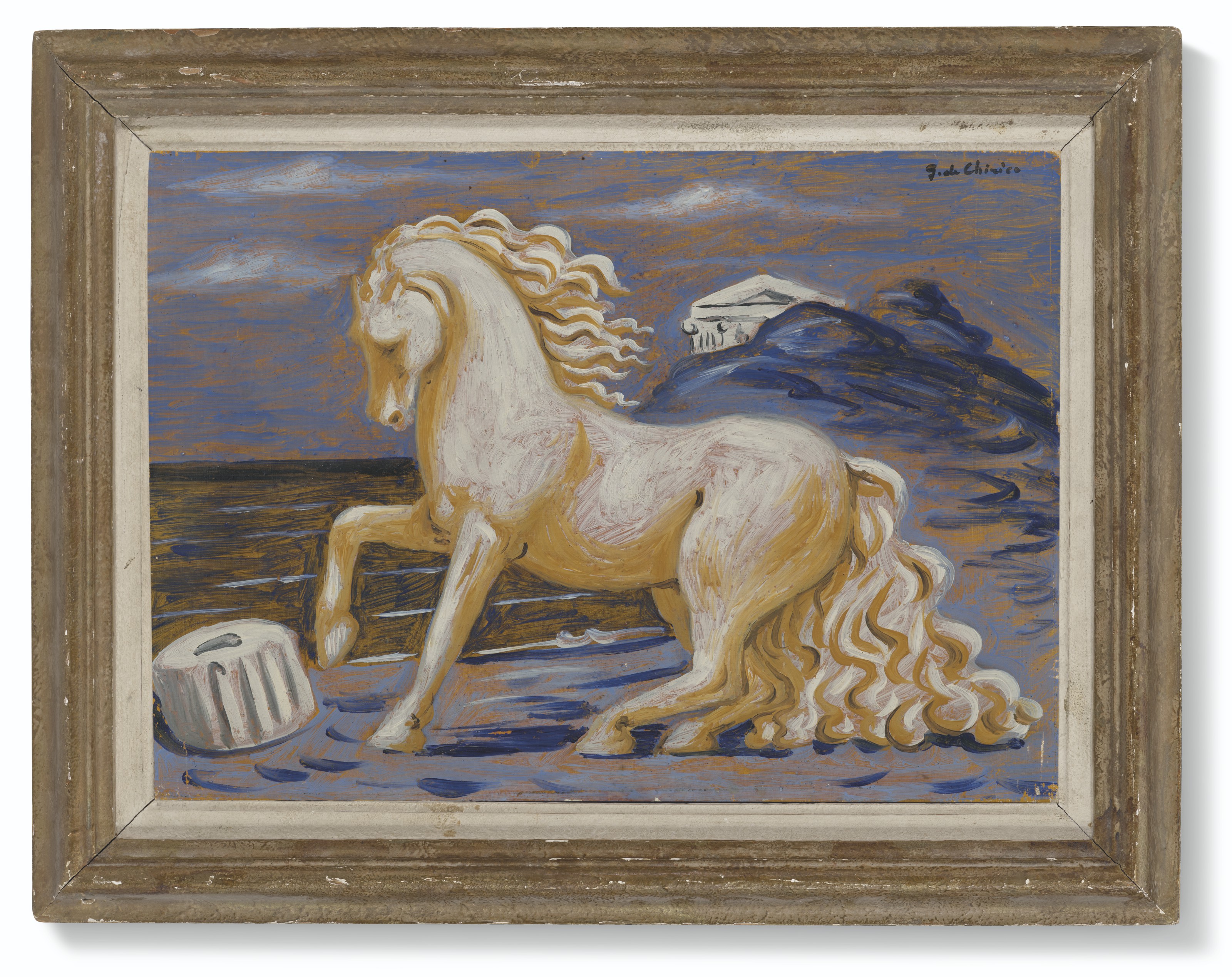 Giorgio de Chirico — Кавалло бьянко, изображение 2