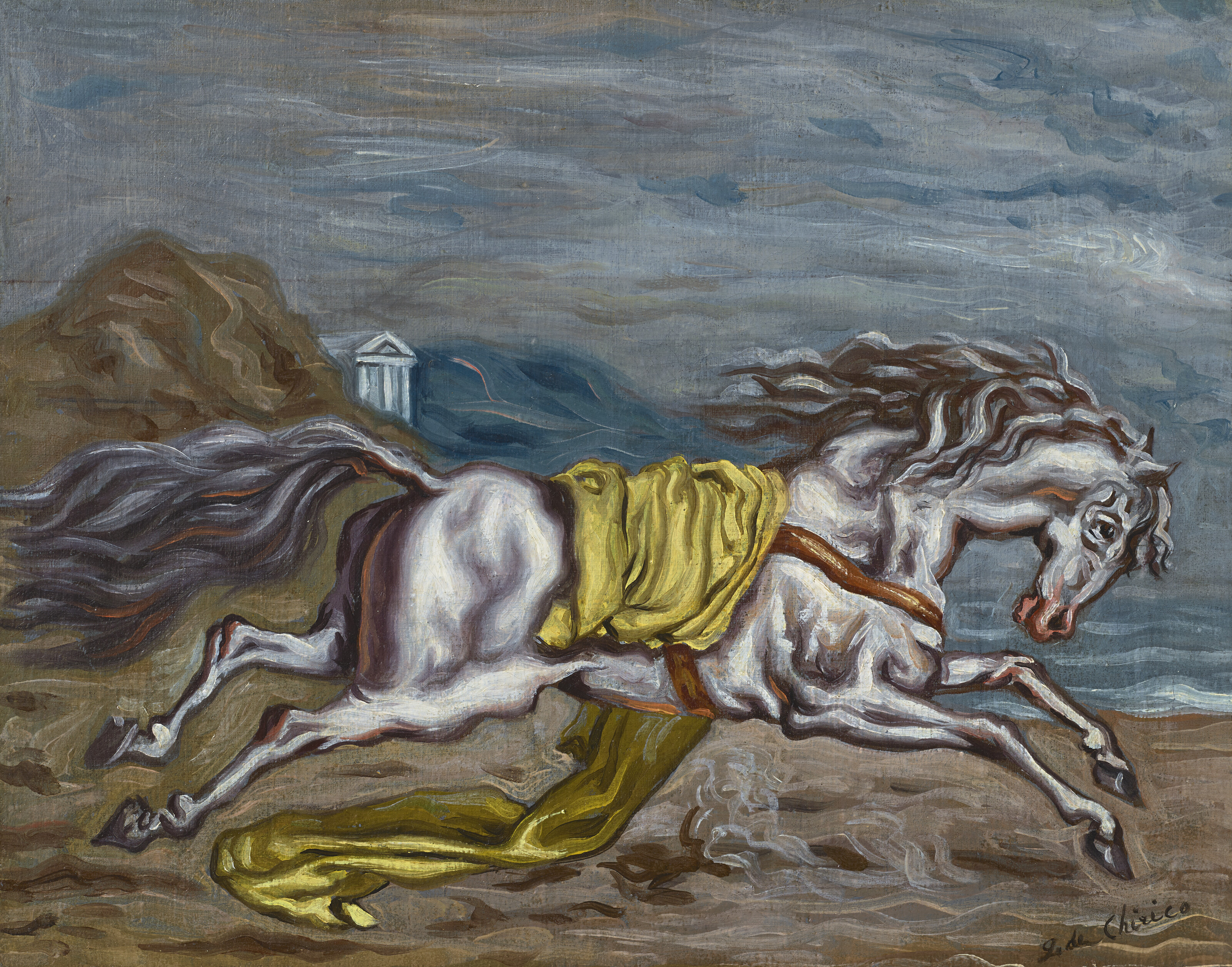 Giorgio de Chirico — Кавалло фуггенте