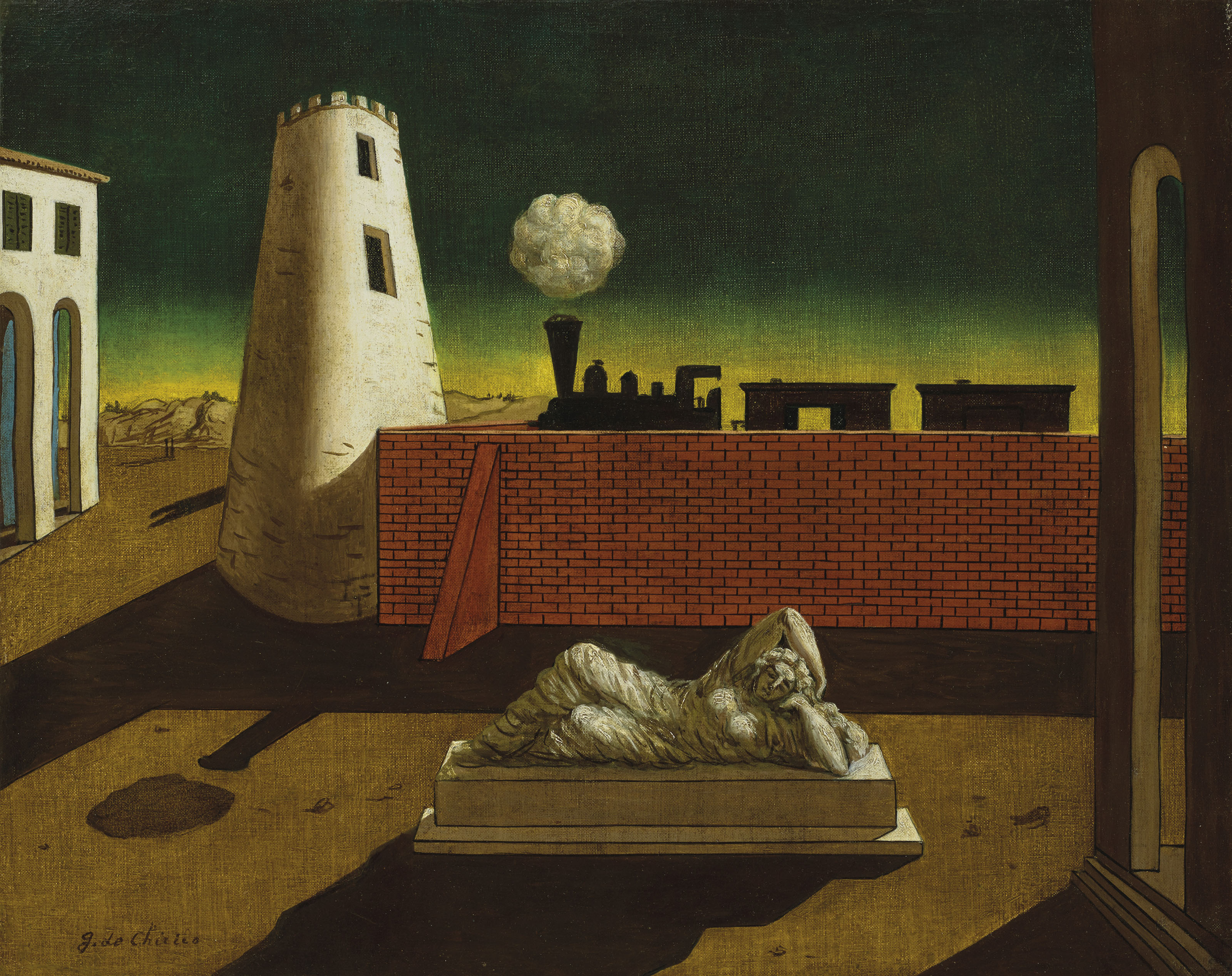 Giorgio de Chirico — Пьяцца д'Италия