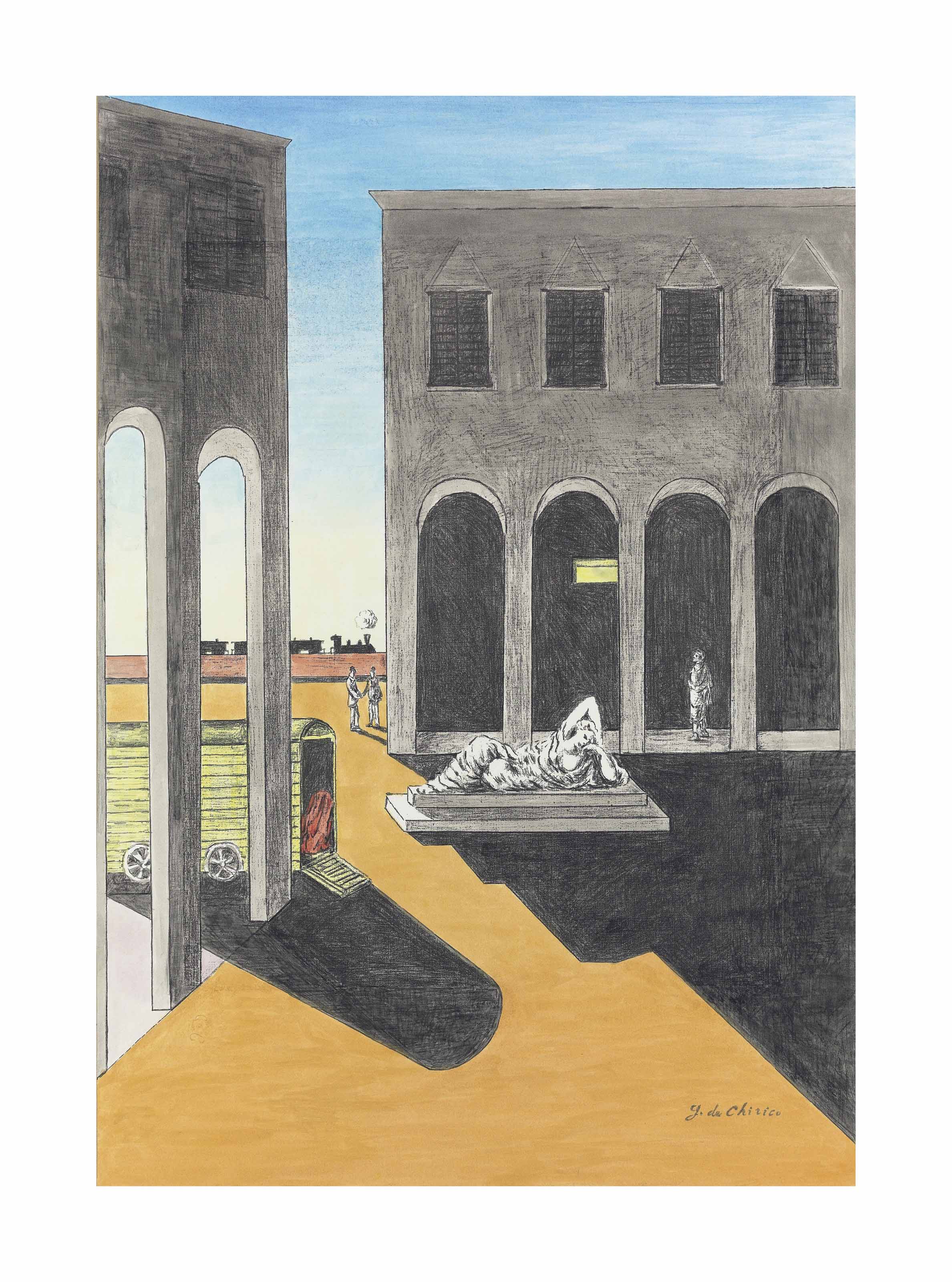 Giorgio de Chirico — Пьяцца д'Италия