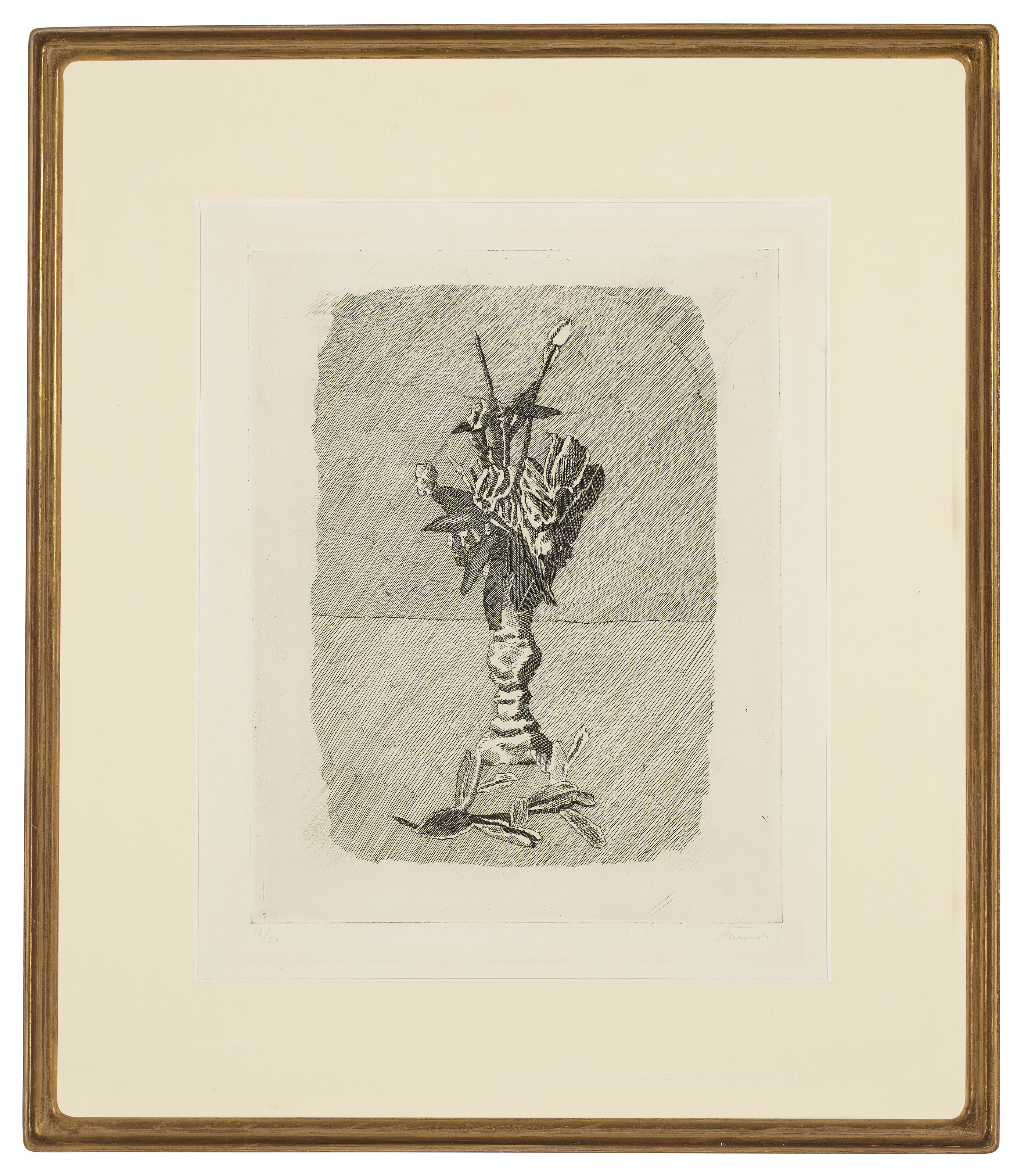 Giorgio Morandi — Роза в боччо ун васо, изображение 2
