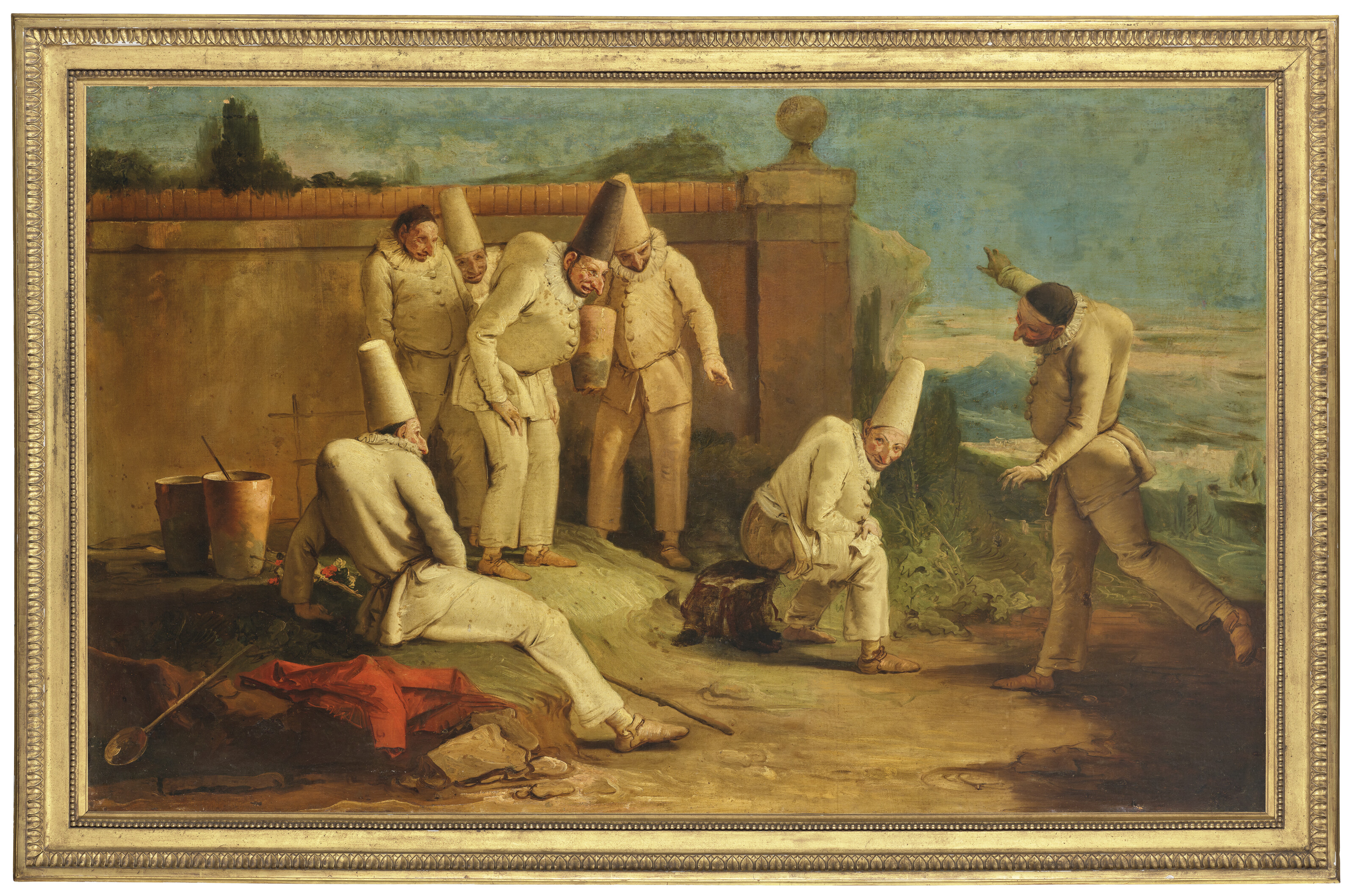 Giovanni Battista Tiepolo — Виновный Пунчинелло, изображение 2