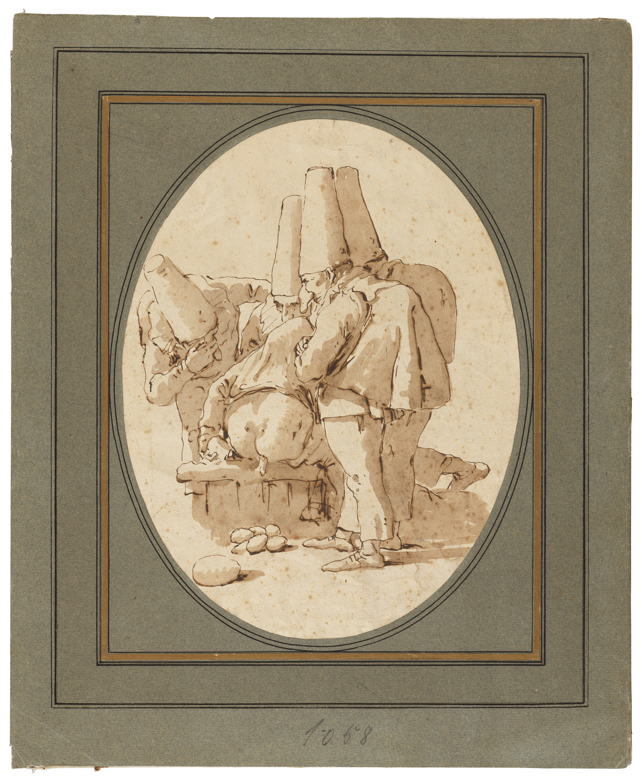 Giovanni Battista Tiepolo — Группа полицейских, занимающихся охраной правопорядка, изображение 2