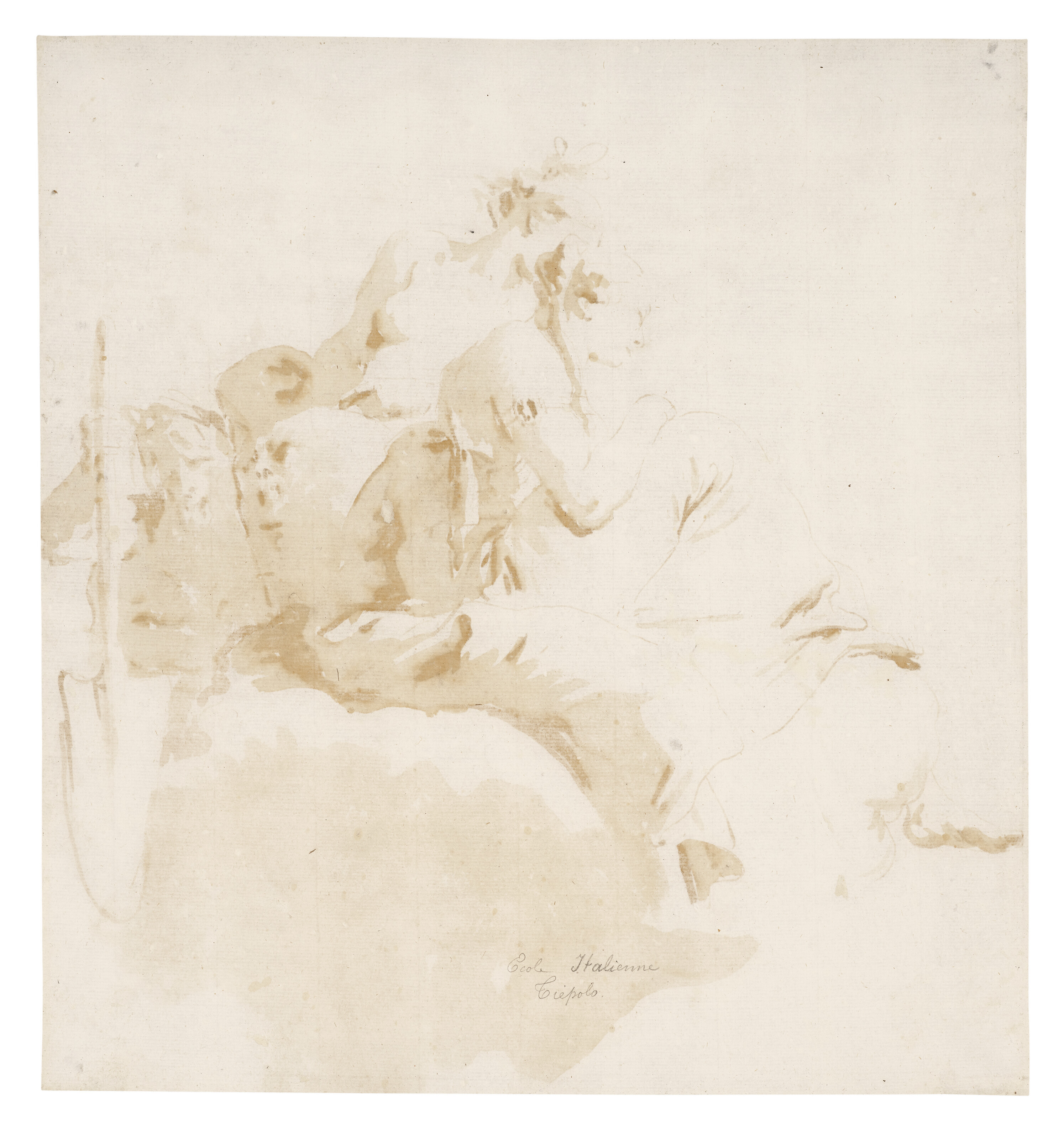 Giovanni Battista Tiepolo — Единственная фигурка на соффитти, изображение 2