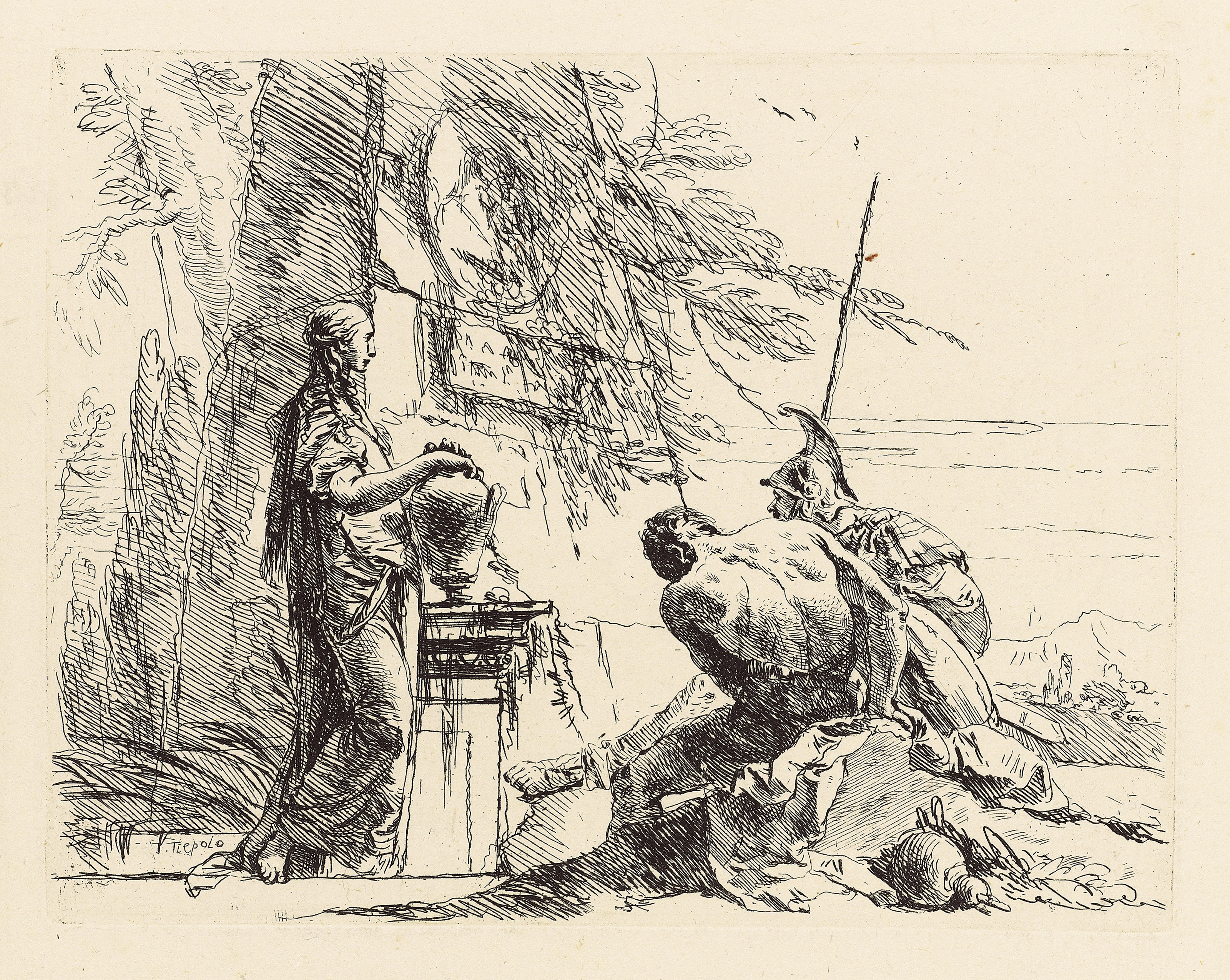 Giovanni Battista Tiepolo — Вариации Каприччи, изображение 9