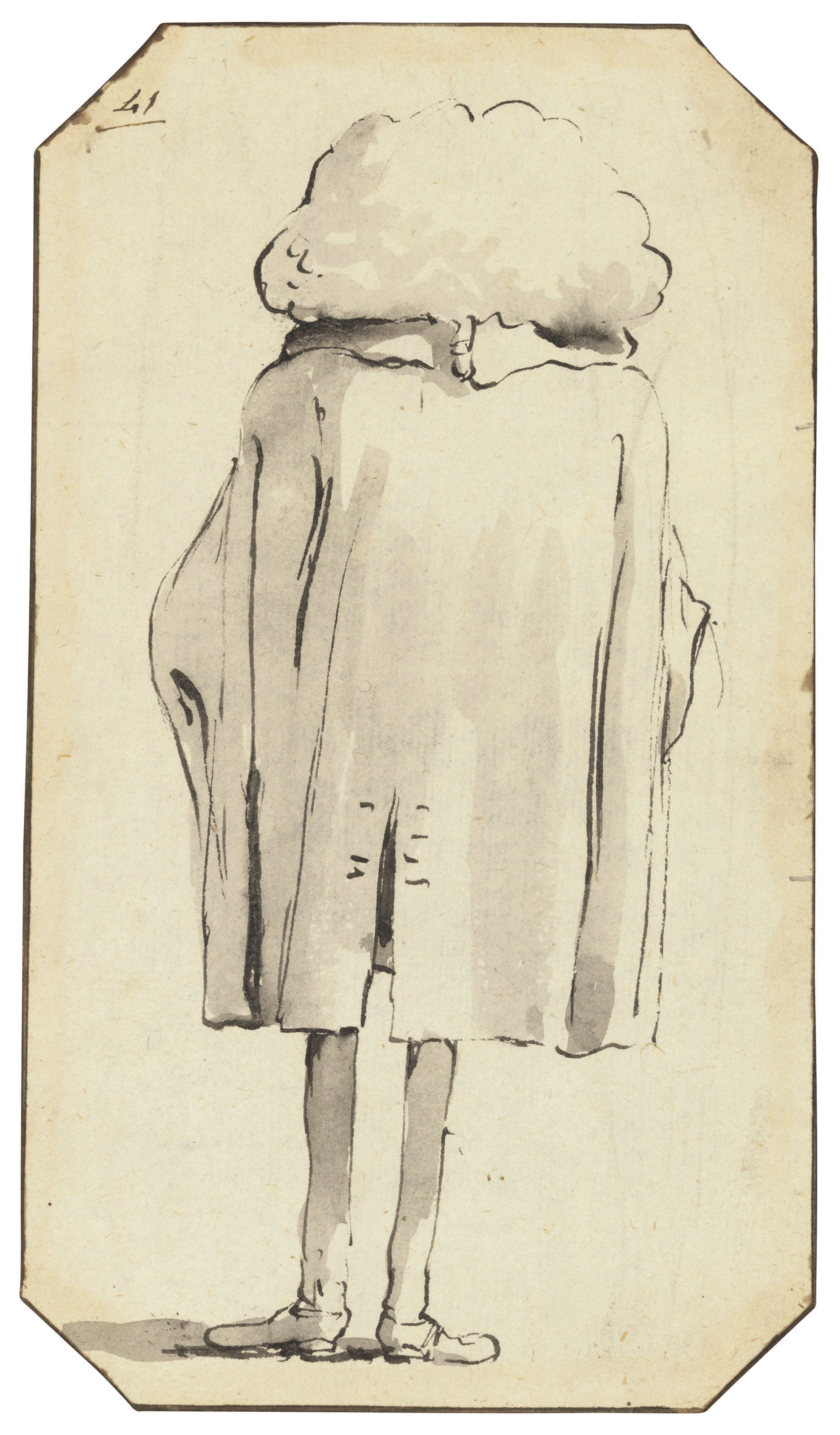 Giovanni Battista Tiepolo — Мужчина, видимый сзади
