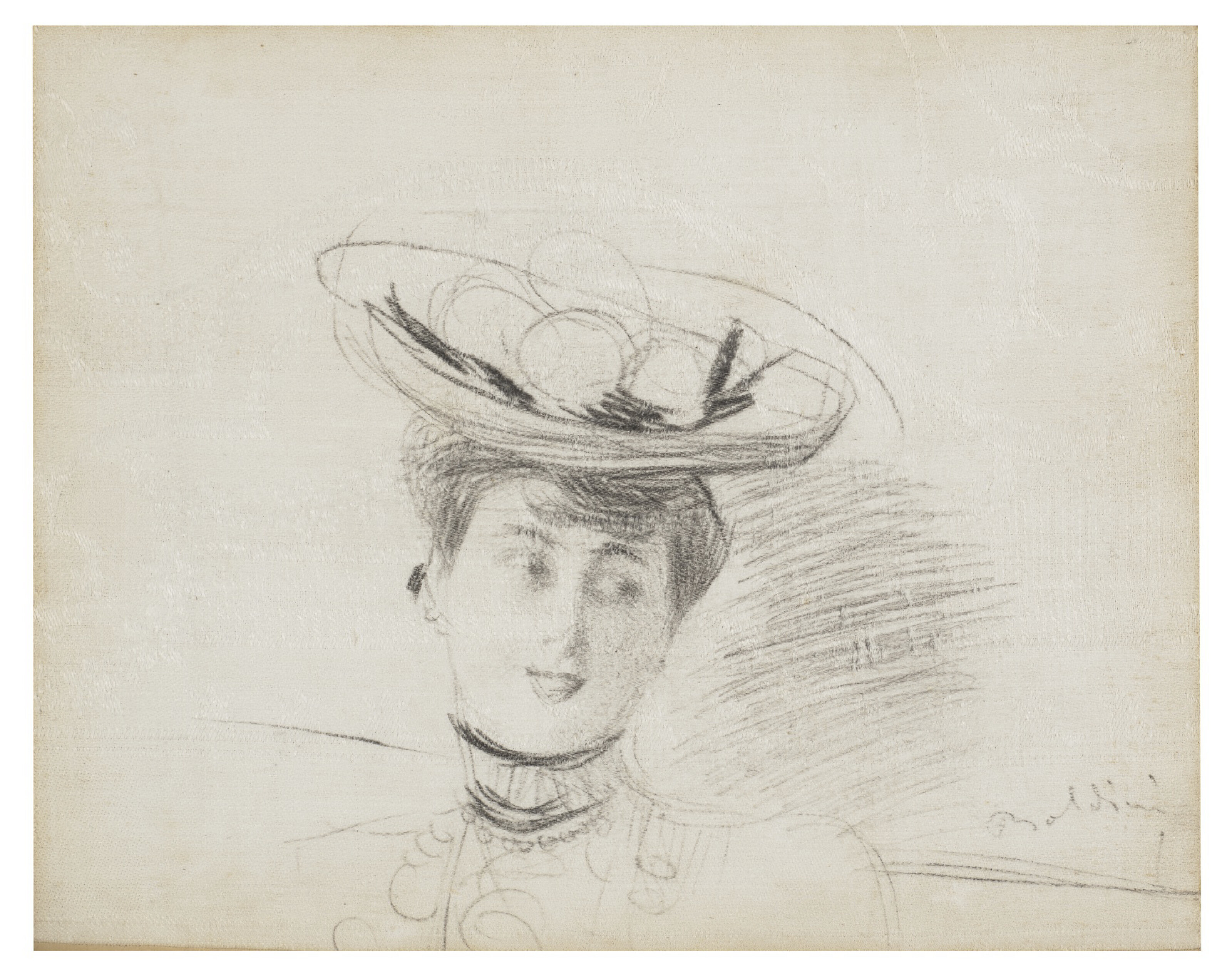 Giovanni Boldini — Голова женщины в шляпе