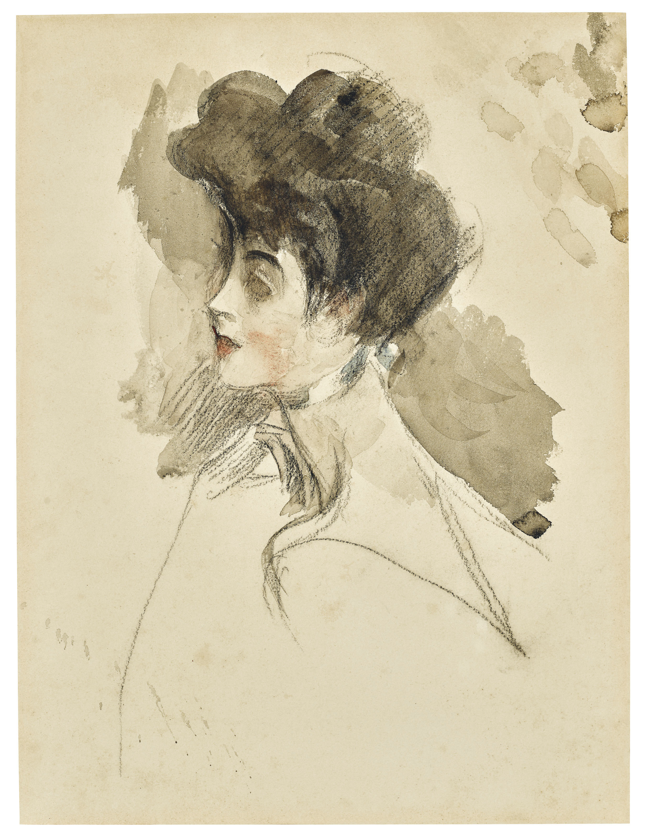 Giovanni Boldini — Голова женщины, смотрящей налево