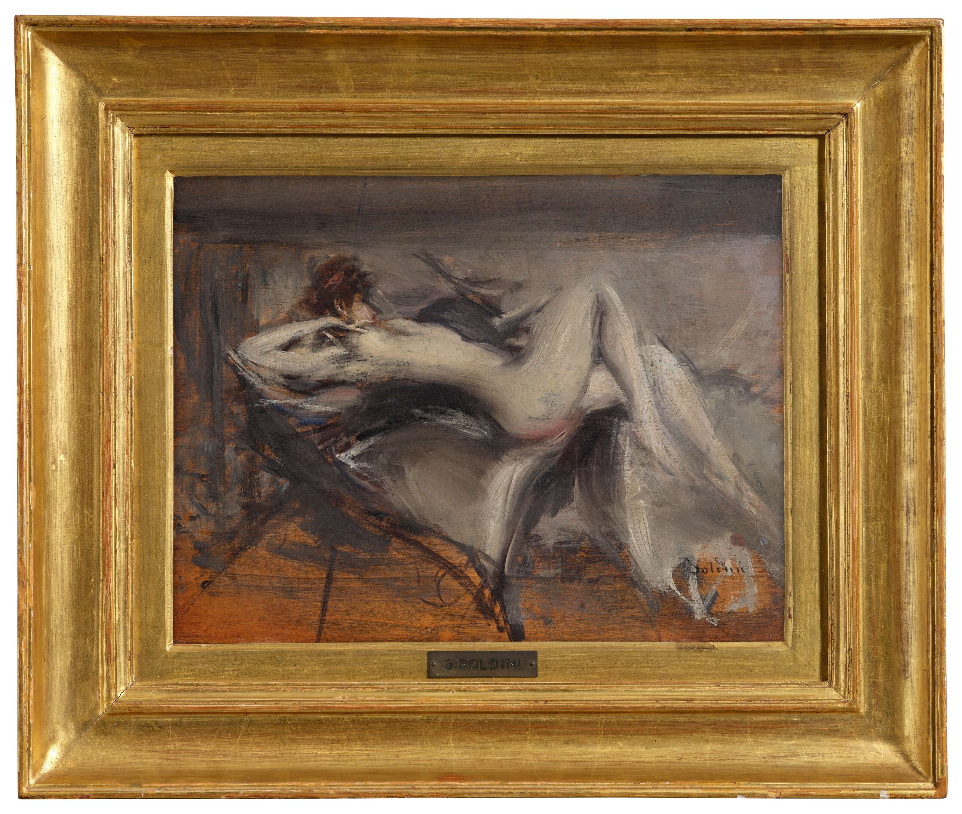 Giovanni Boldini — Обнаженная женщина, изображение 2