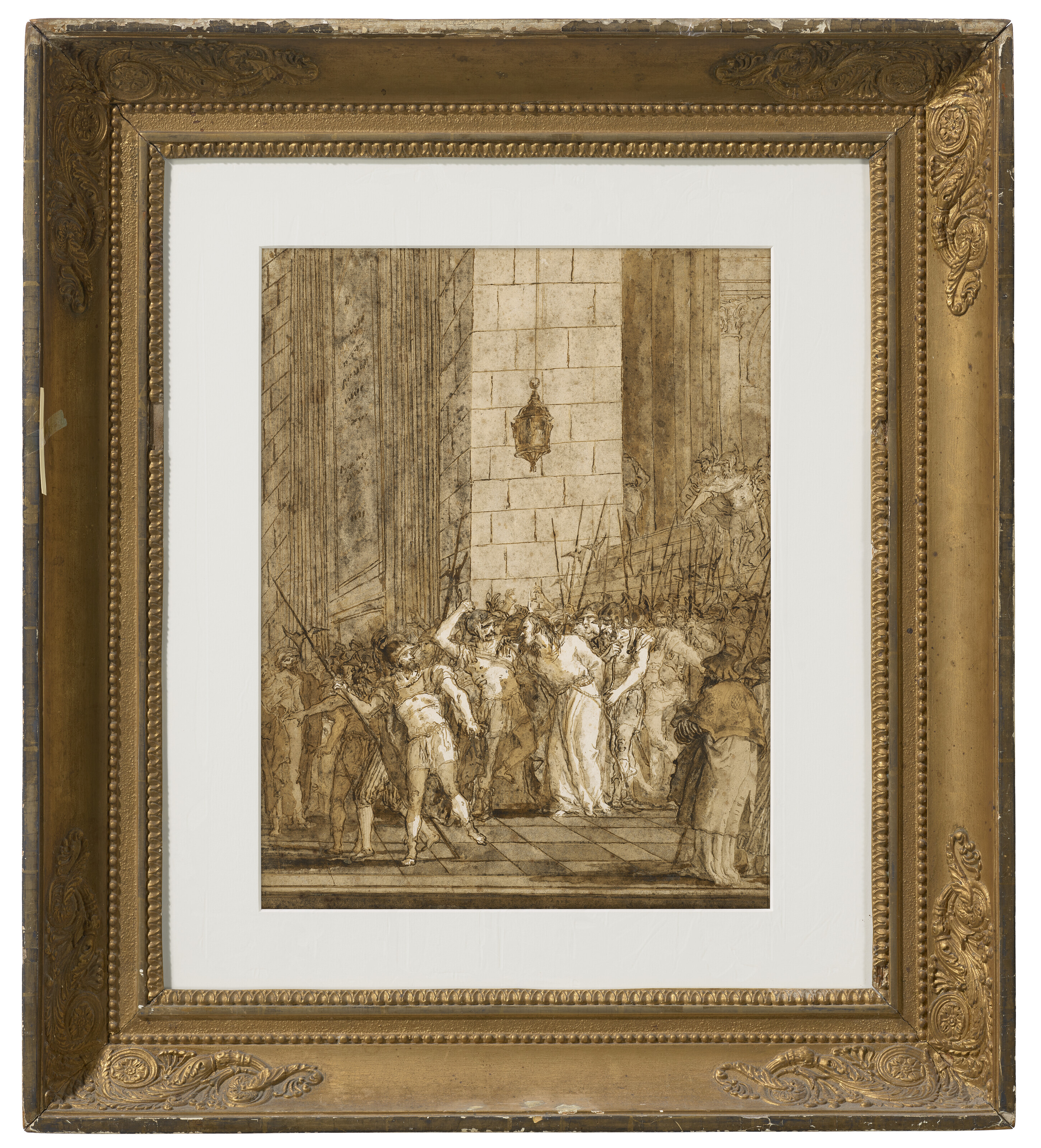 Giovanni Domenico Tiepolo — Христос, посланный Пилатом к Ироду, изображение 2