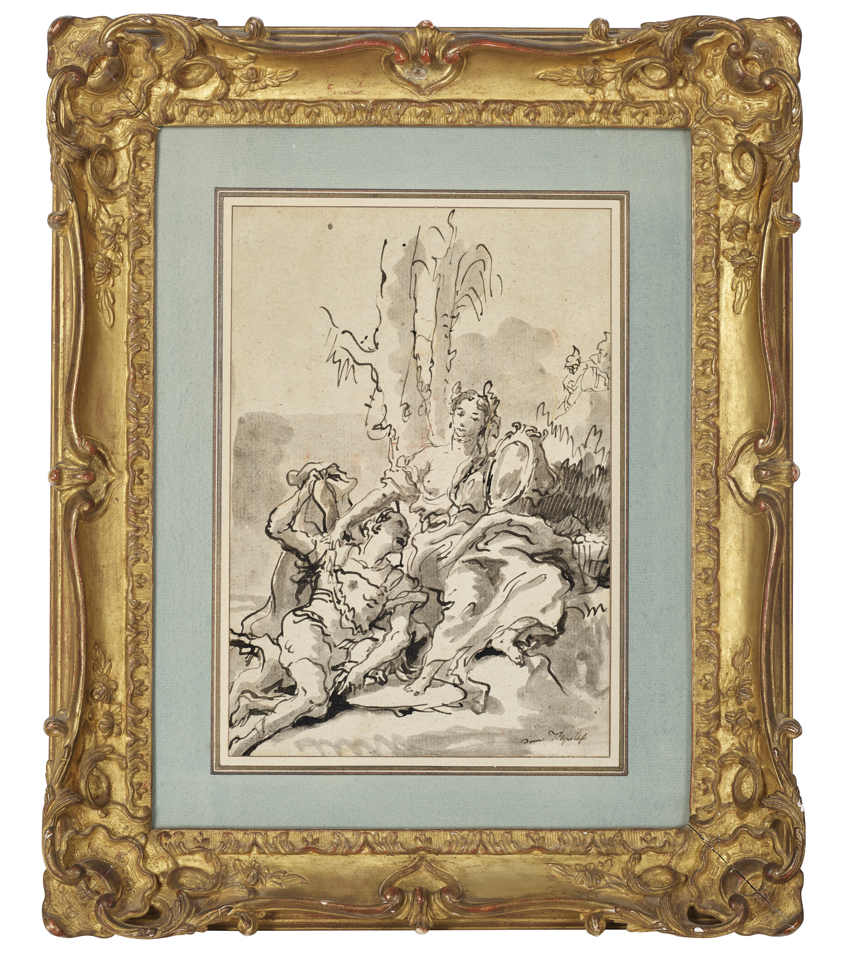 Giovanni Domenico Tiepolo — Ринальдо и Армида, изображение 2