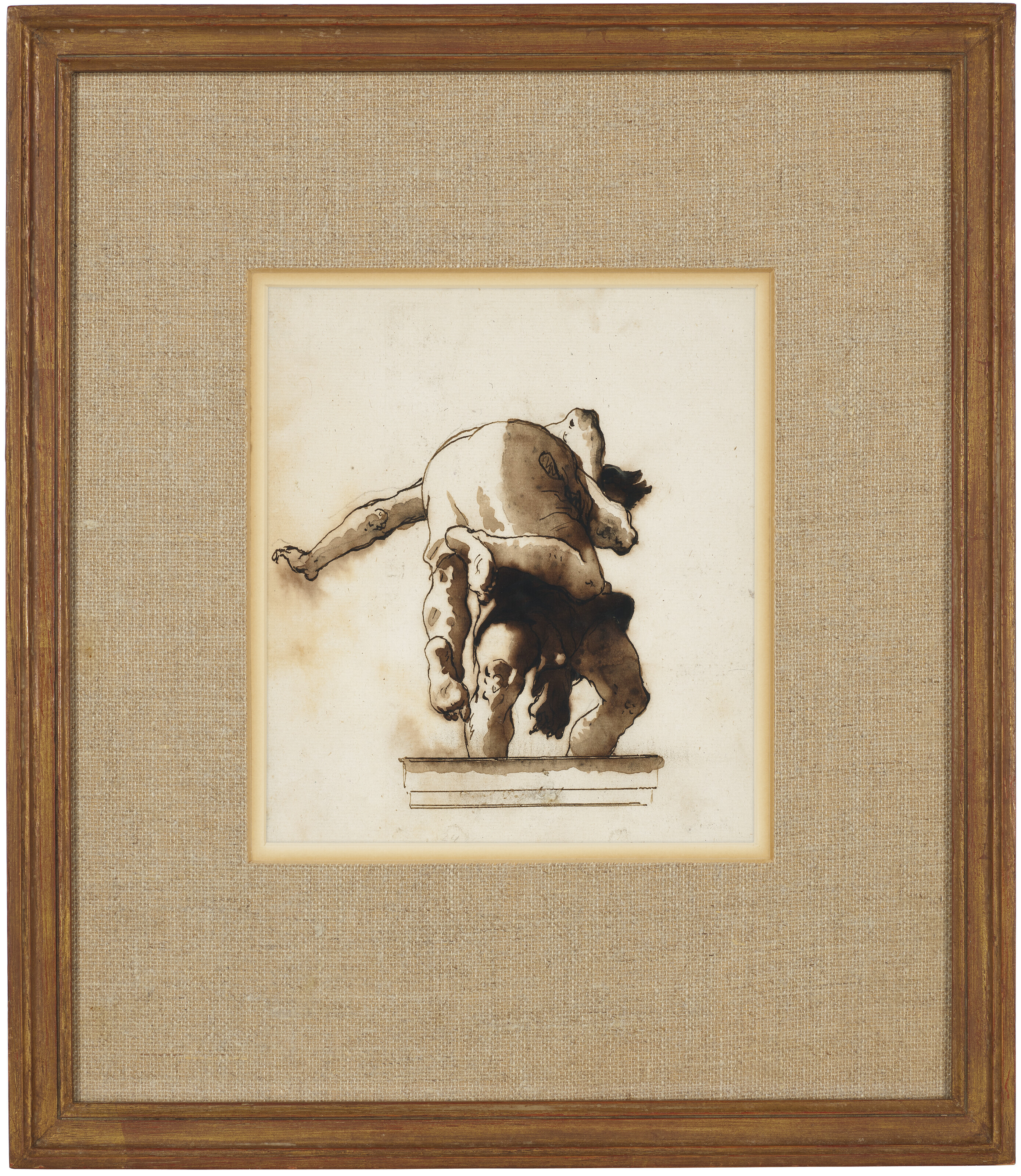 Giovanni Domenico Tiepolo — Геракл и Антей, изображение 2