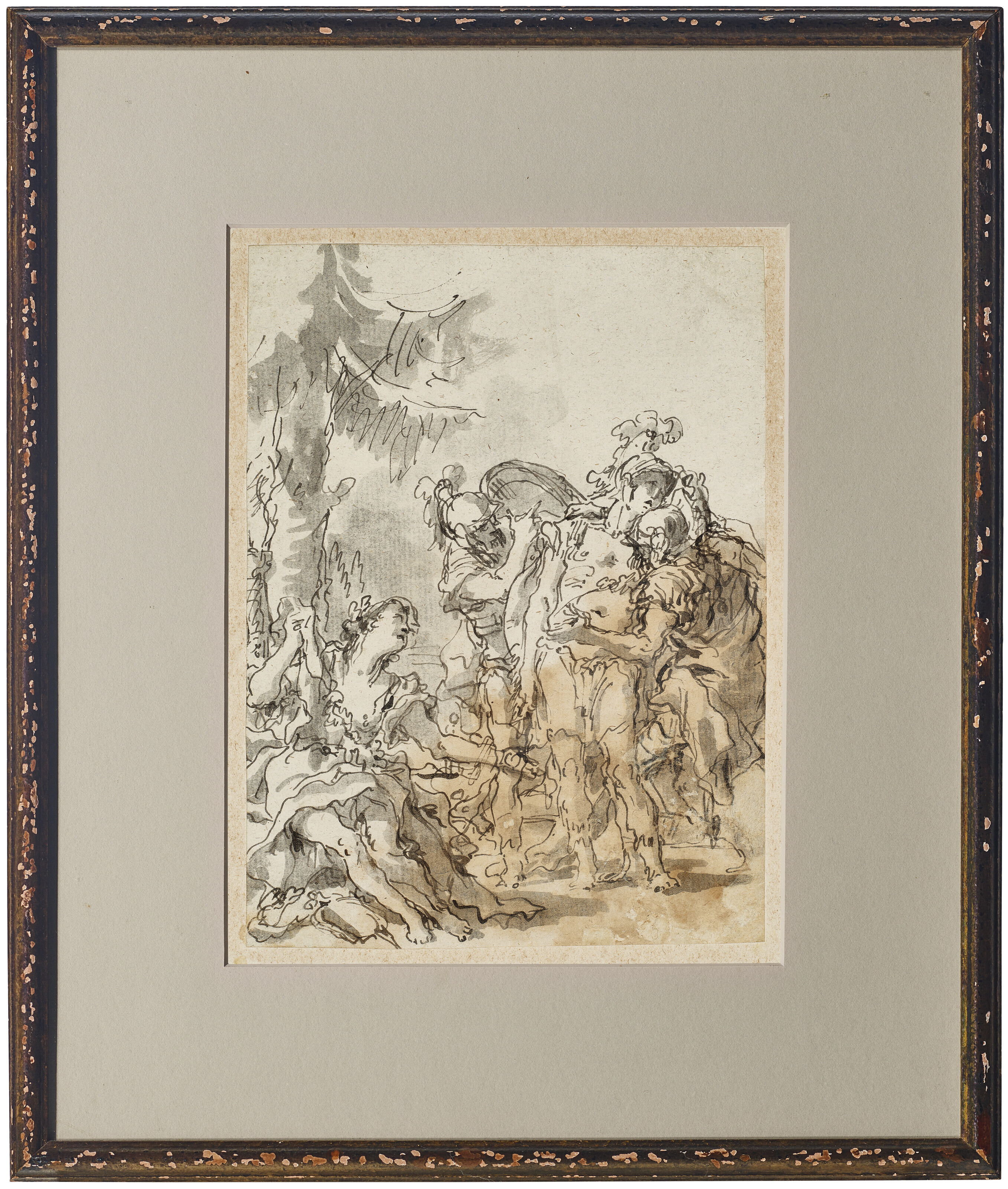 Giovanni Domenico Tiepolo — Ринальдо бросает Армиду, изображение 2