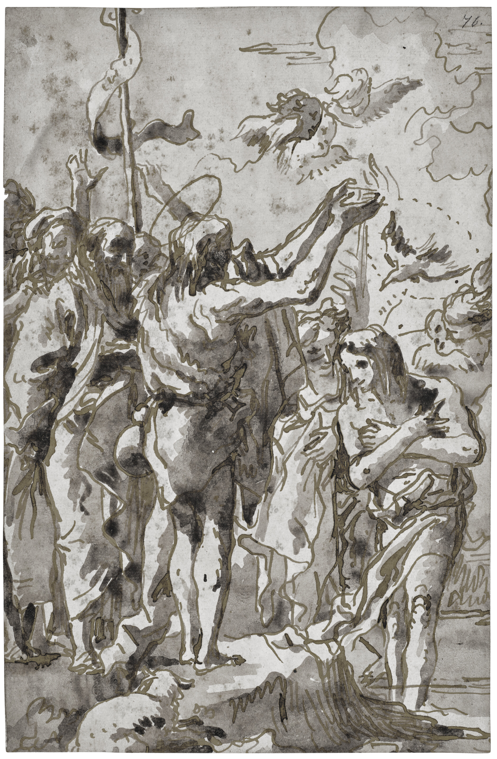Giovanni Domenico Tiepolo — Крещение Христа