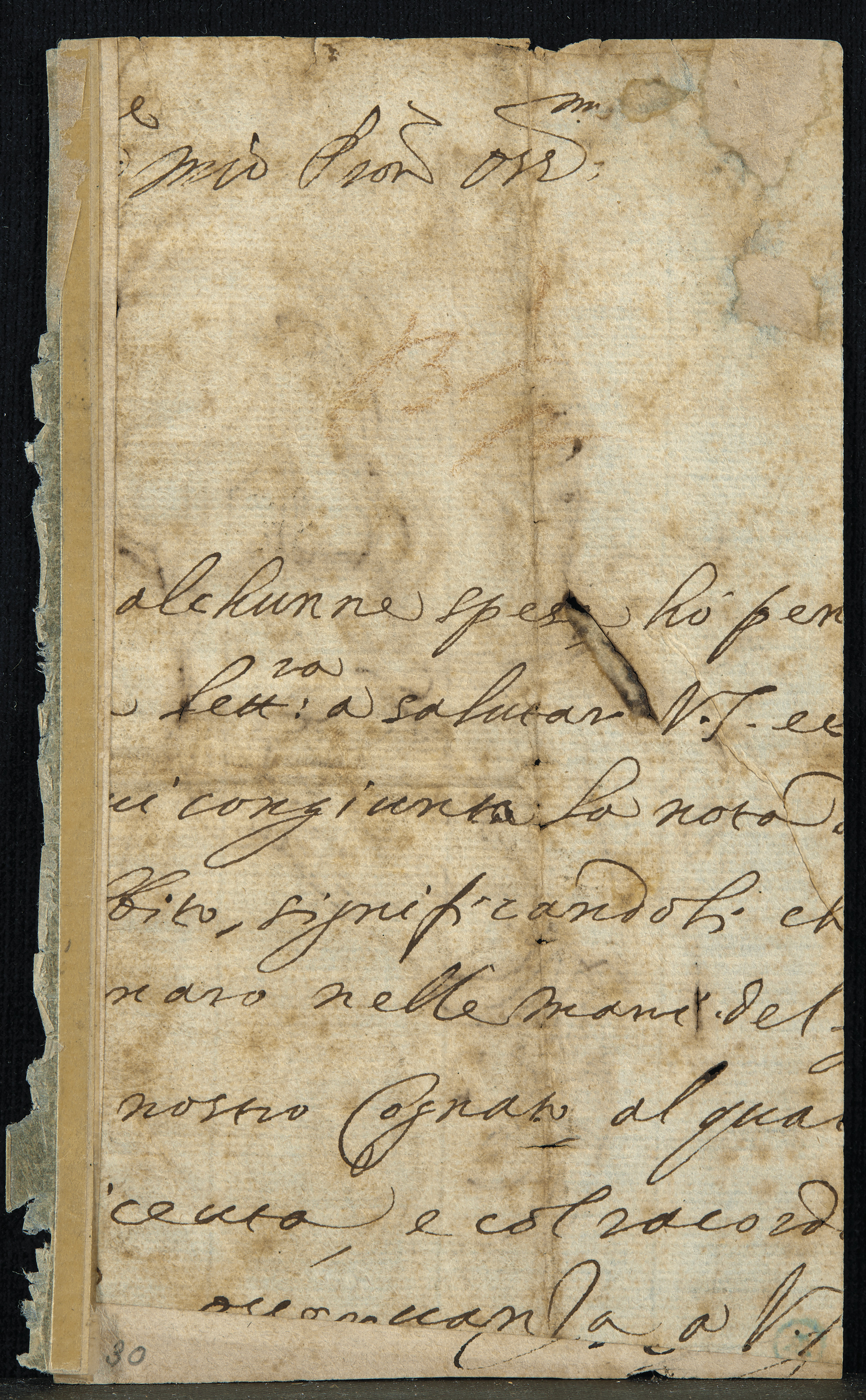 Giovanni Francesco Barbieri — Женщина в халате, турне труа-четвертая часть в стиле ля гош (спереди) ; Надписи (сзади), изображение 2