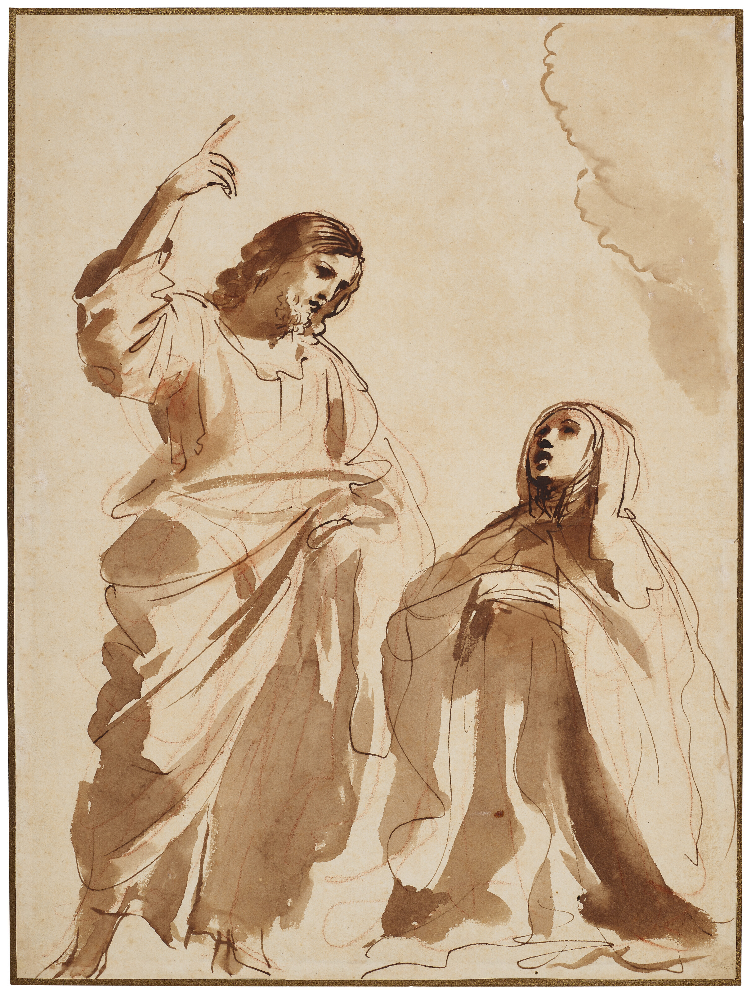 Giovanni Francesco Barbieri — Явление Христа святой Терезе Авильской