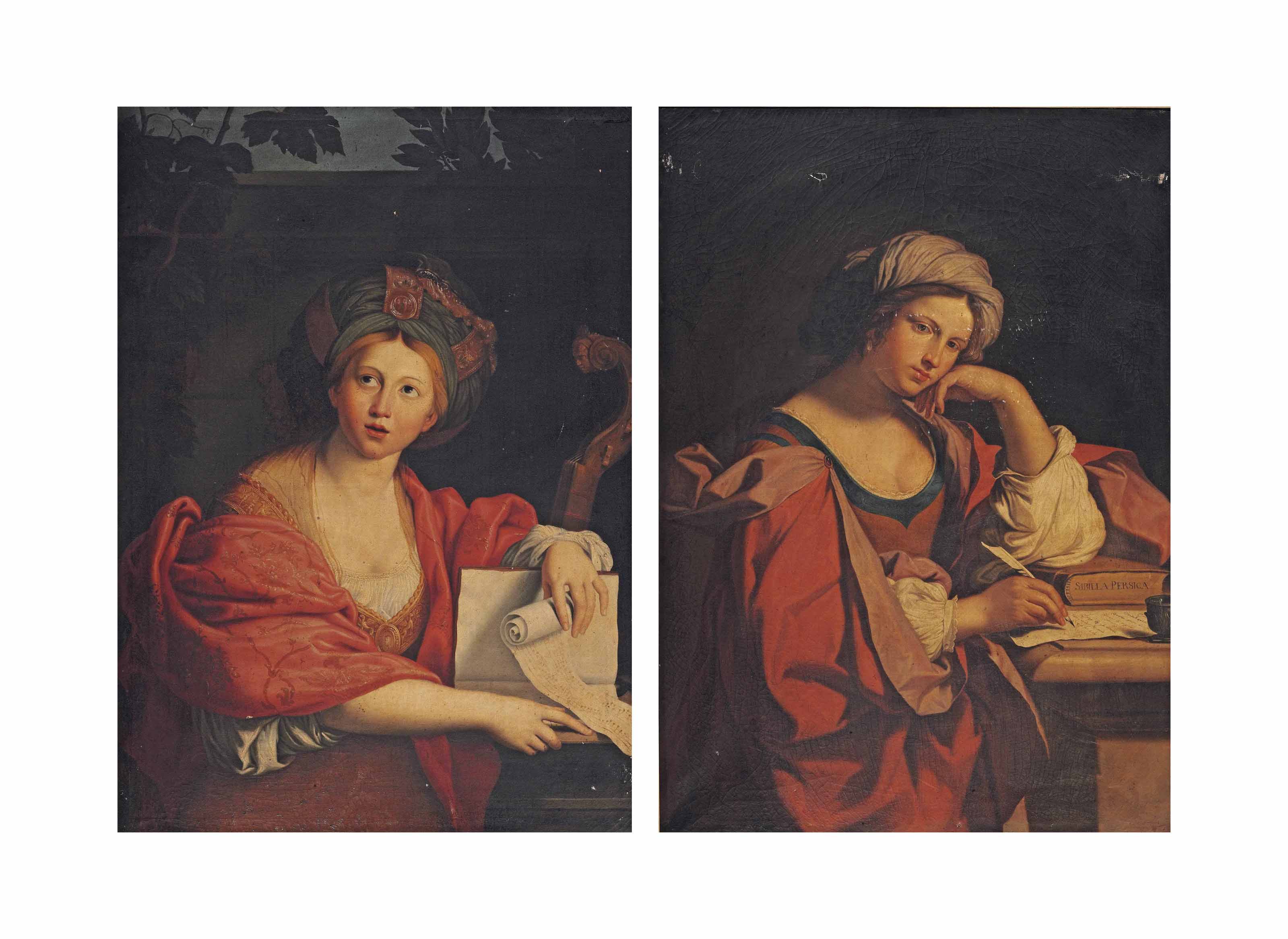 Giovanni Francesco Barbieri — Кумская сивилла и персидская сивилла